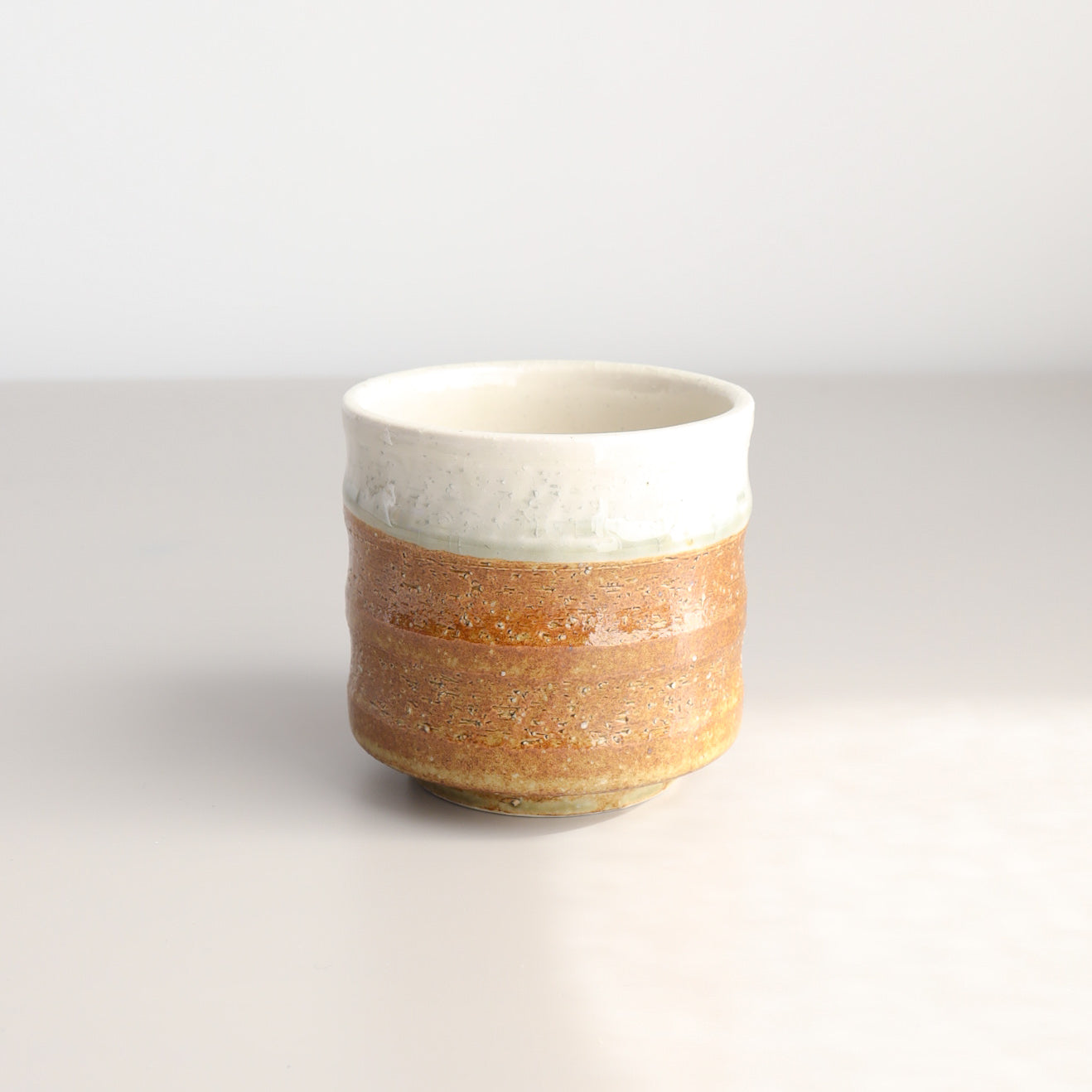 Tea Cup 260ml - White Brown