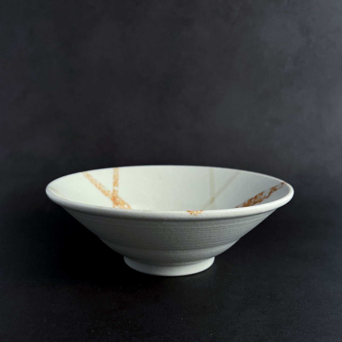 Sparkling Ball Ramen Noodle Large Bowl 20cm - White / Black