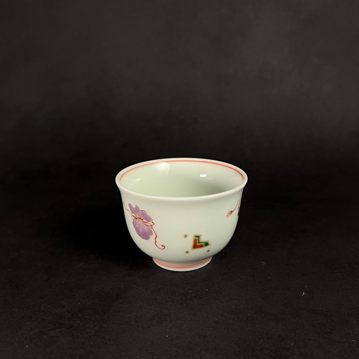 Arita ware Teapot and Teacups Set (Wooden Box) - Fortune