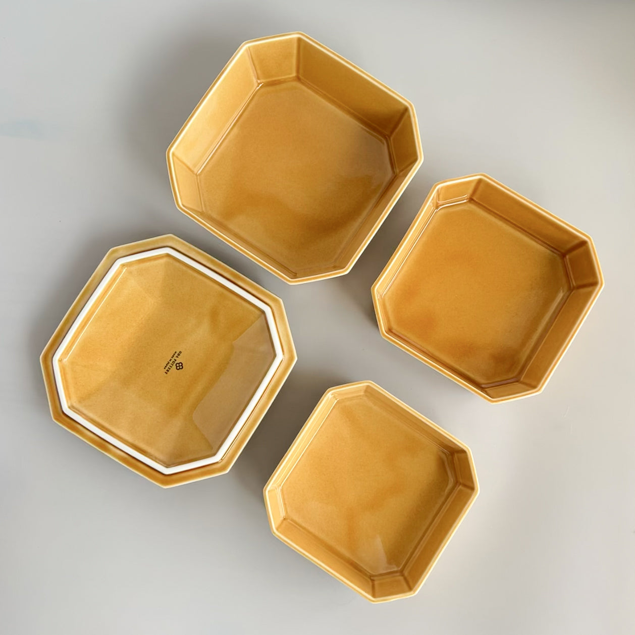 ODA TOKI Sumikiri Jyubako Octagonal Stacked Box Set - Light Candy (4pcs)