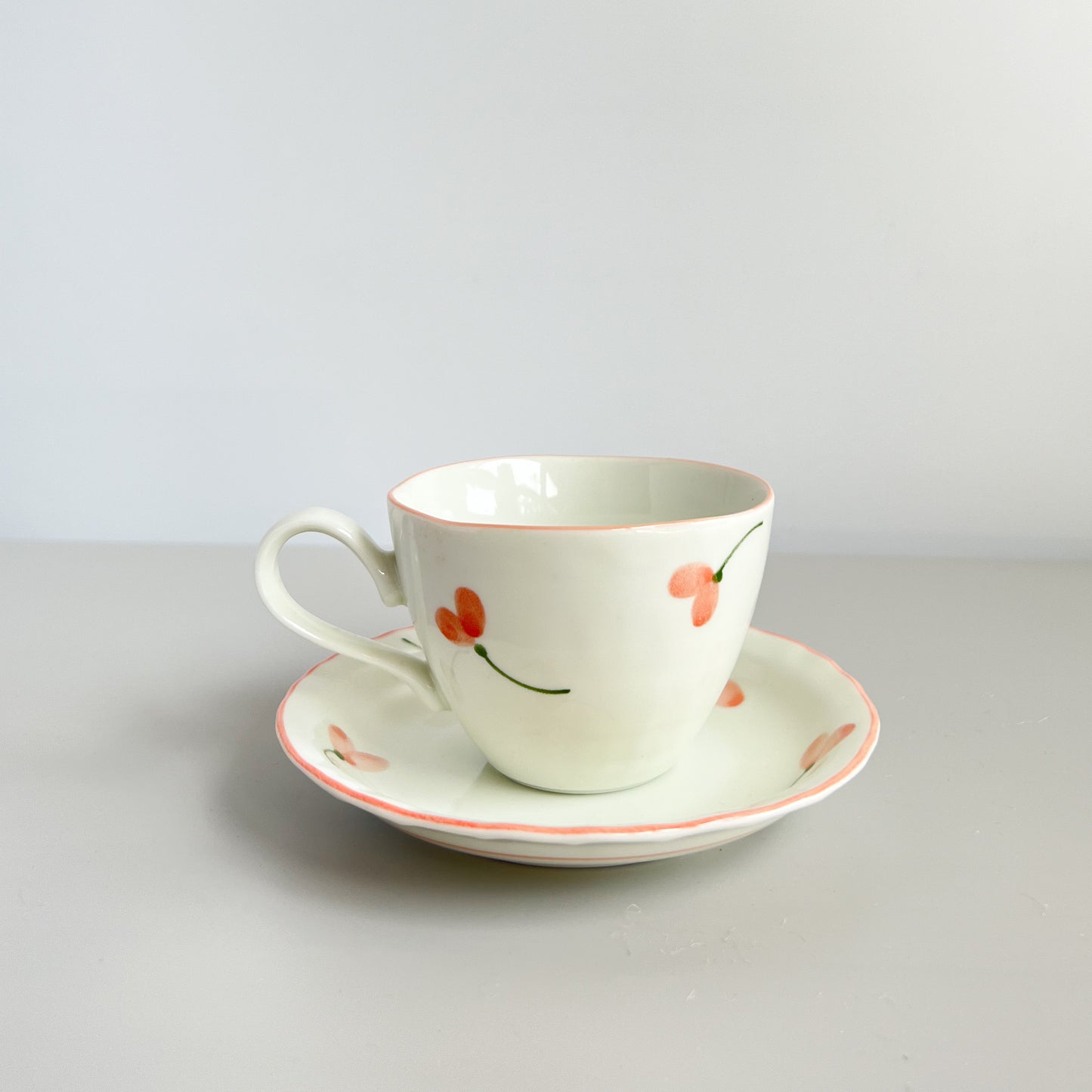 Coffee Cup and Saucer 200ml - Sweet Pea