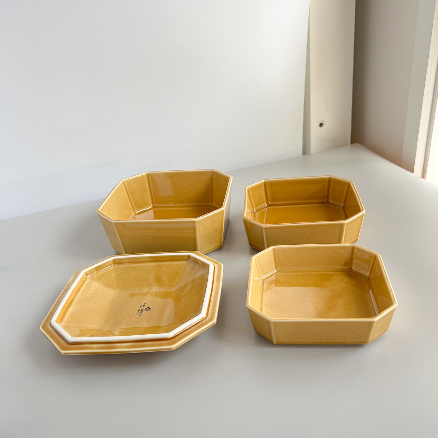 ODA TOKI Sumikiri Jyubako Octagonal Stacked Box Set - Light Candy (4pcs)