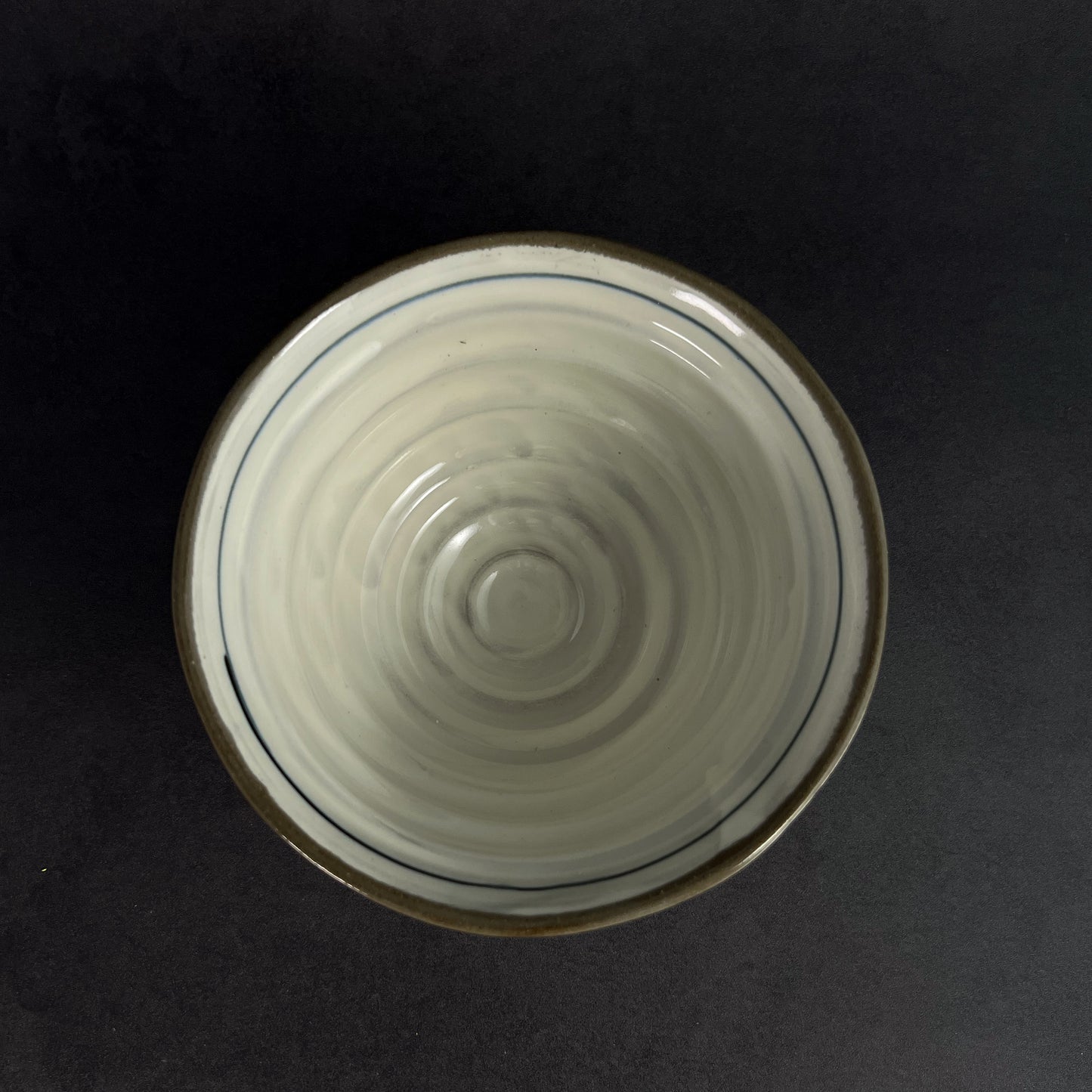 White Powder Coated Porcelain Ramen Noodle Large Bowl 17cm -Flowers and Plants