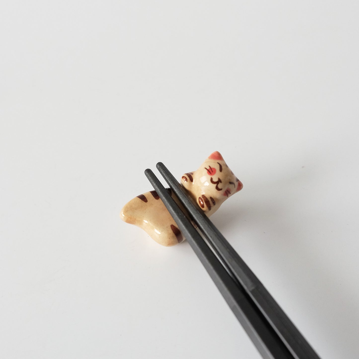 Chopstick Rest - Brown Tiger Cat
