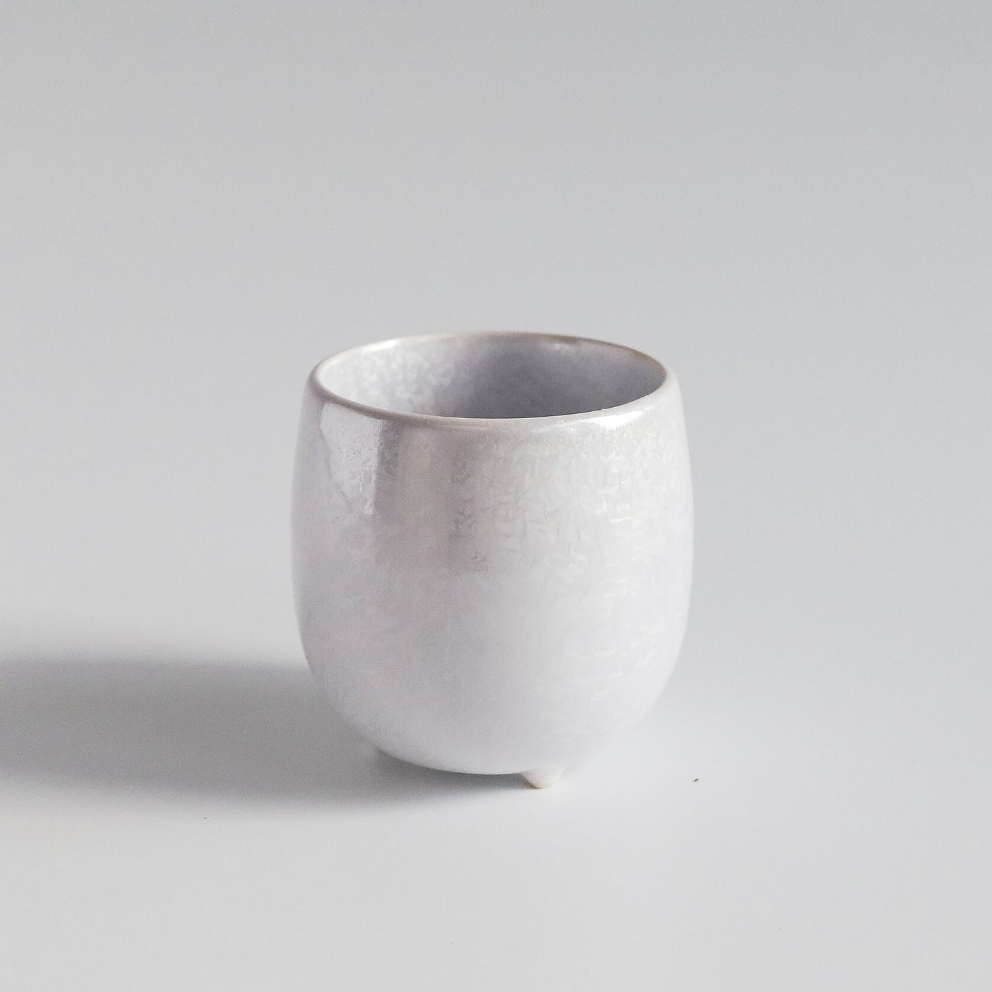 FLEURIR W Porcelain Tea Cup 150ml - Crystal White