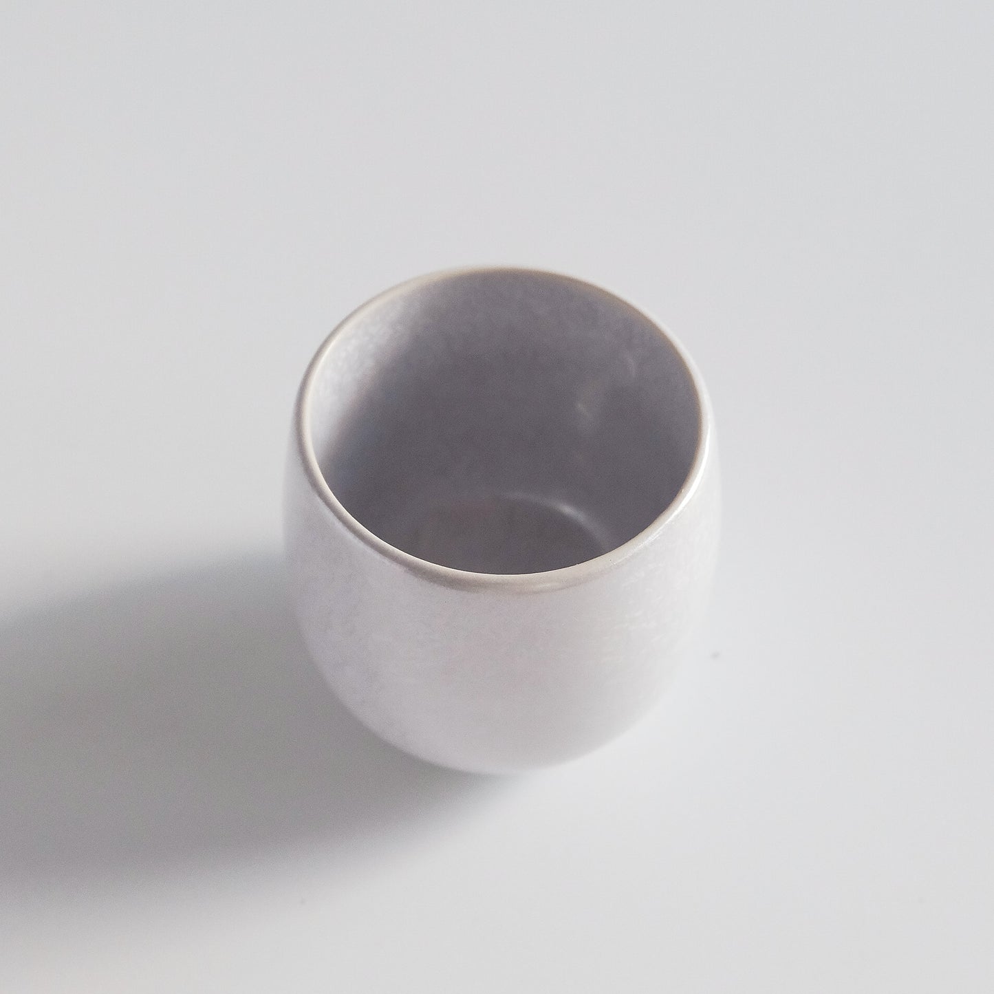 FLEURIR W Porcelain Tea Cup 150ml - Crystal White