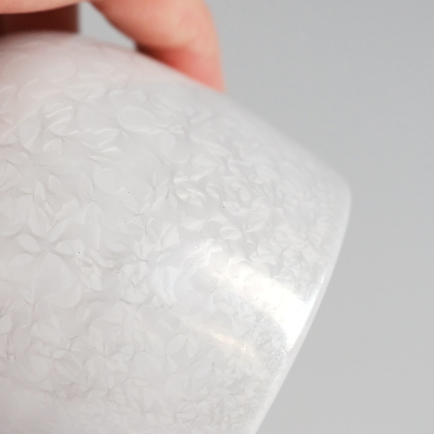 FLEURIR W Porcelain Tea Cup 150ml - Crystal White