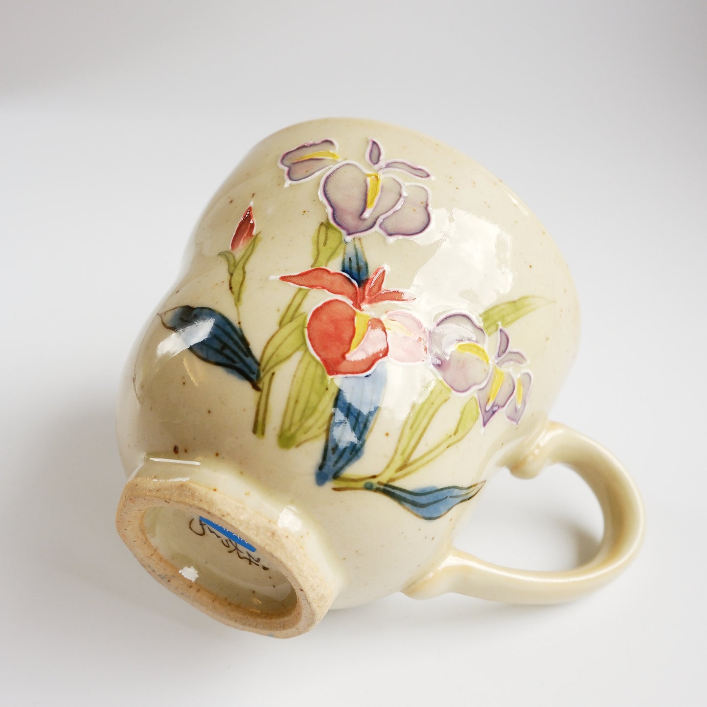 Arita Ware Hand Painted Mug 280ml - Iris