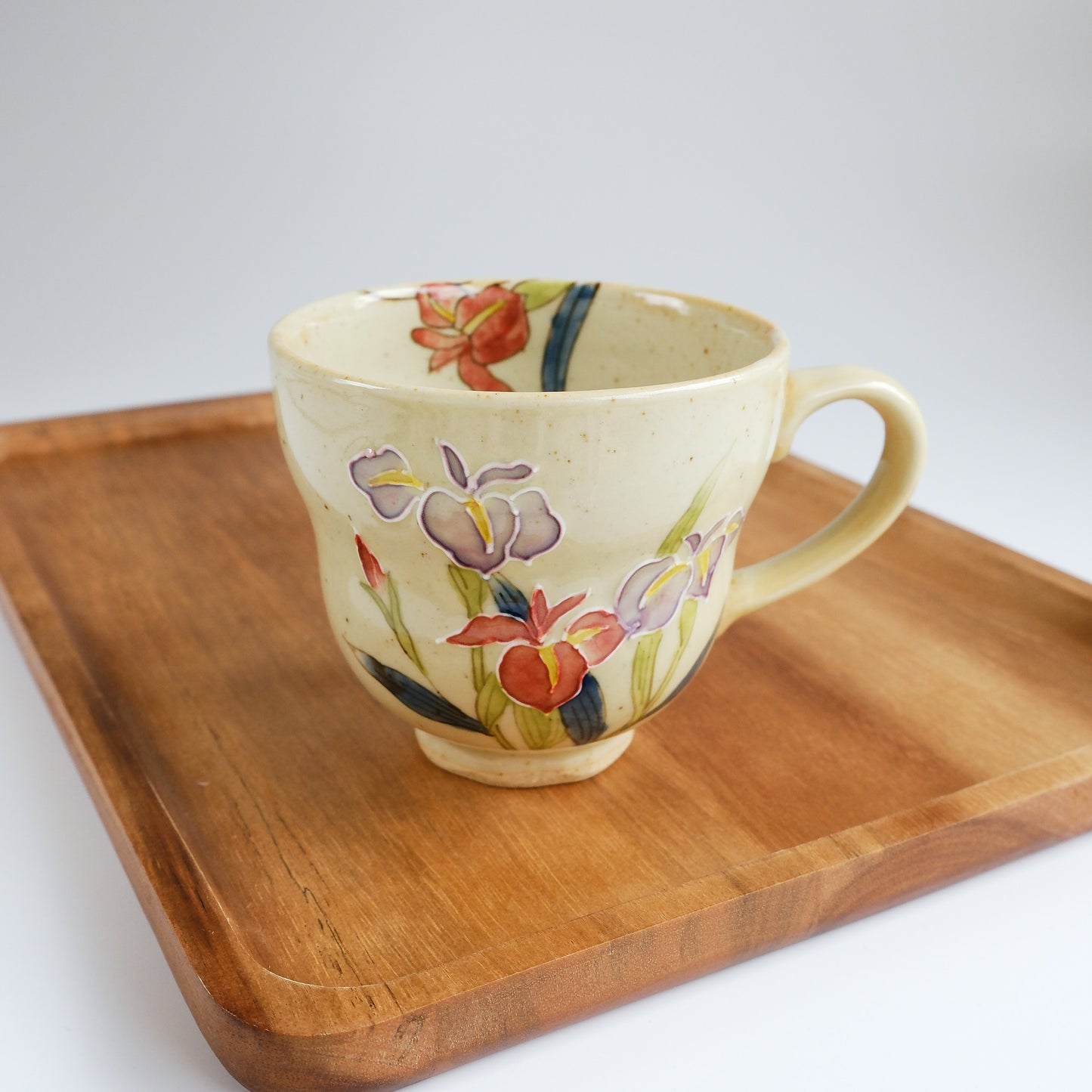 Arita Ware Hand Painted Mug 280ml - Iris