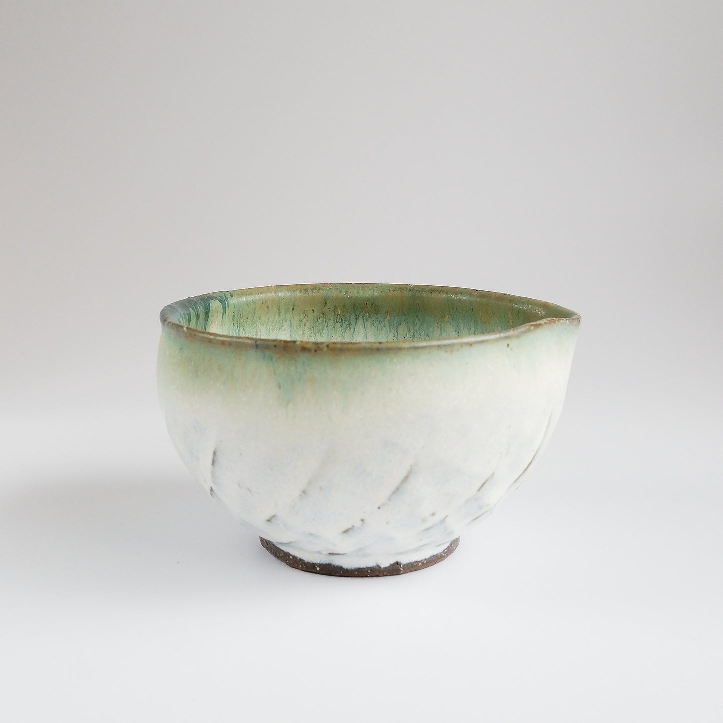 Matcha Bowl with Spout - Pine Moss by Masamura