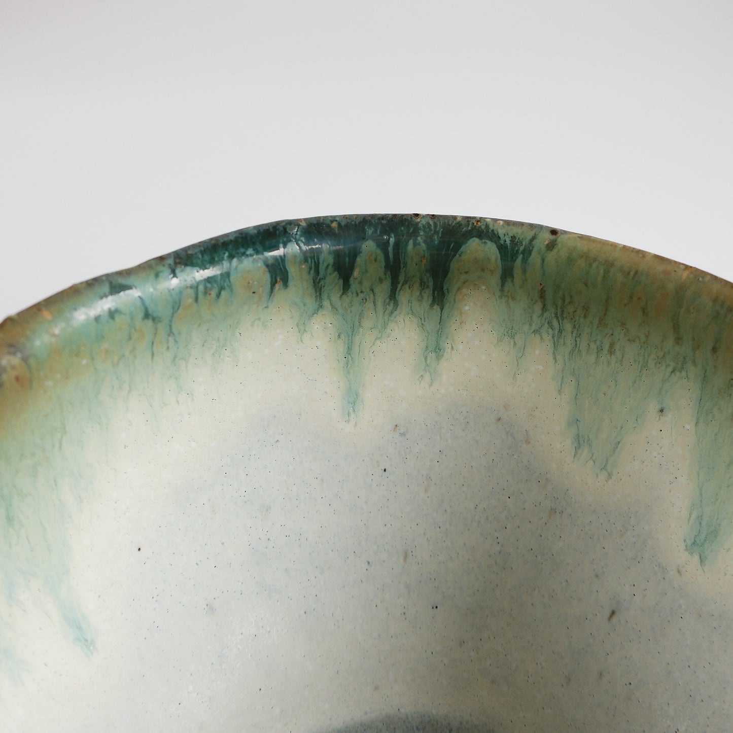 Matcha Bowl with Spout - Pine Moss by Masamura