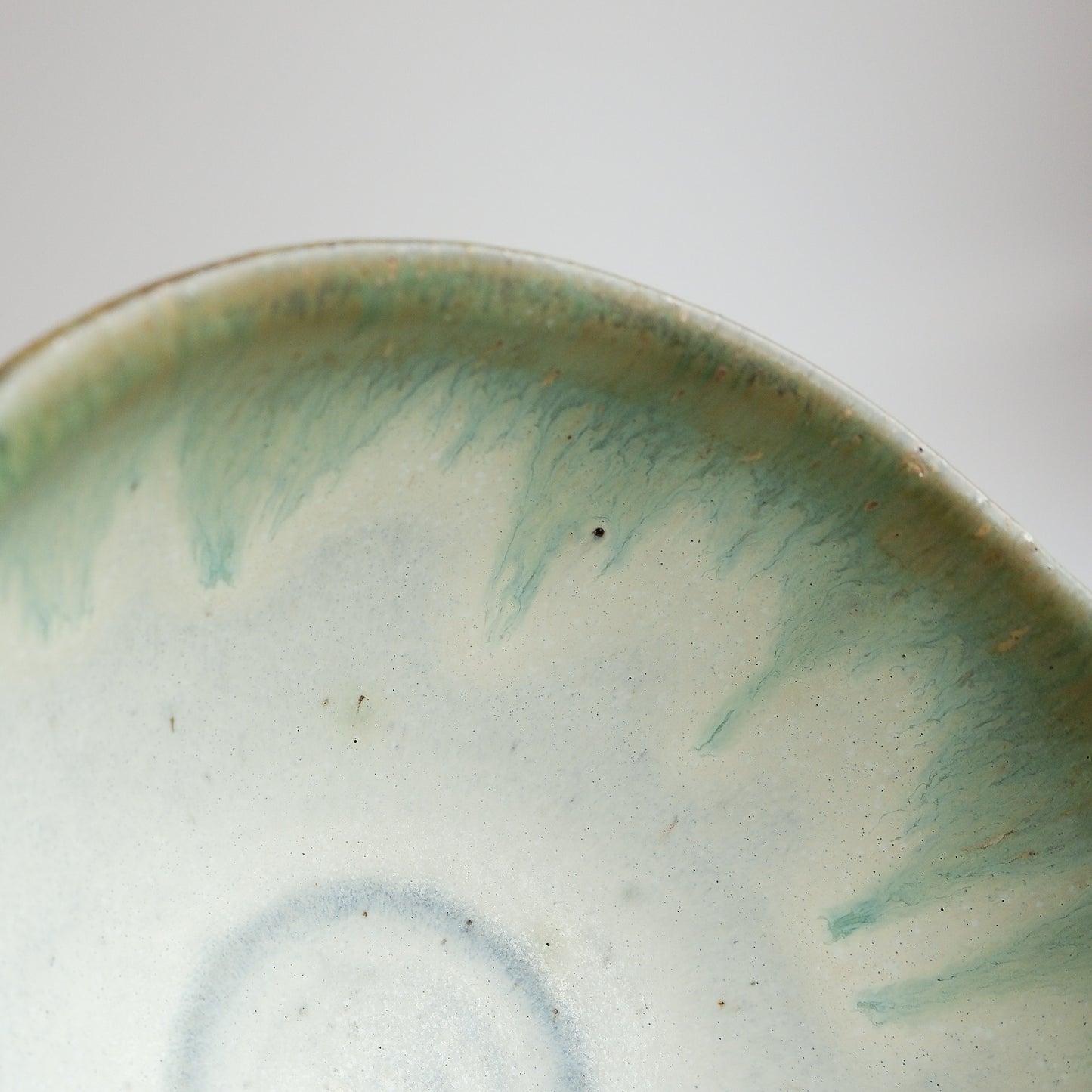 Matcha Bowl with Spout - Pine Moss by Masamura