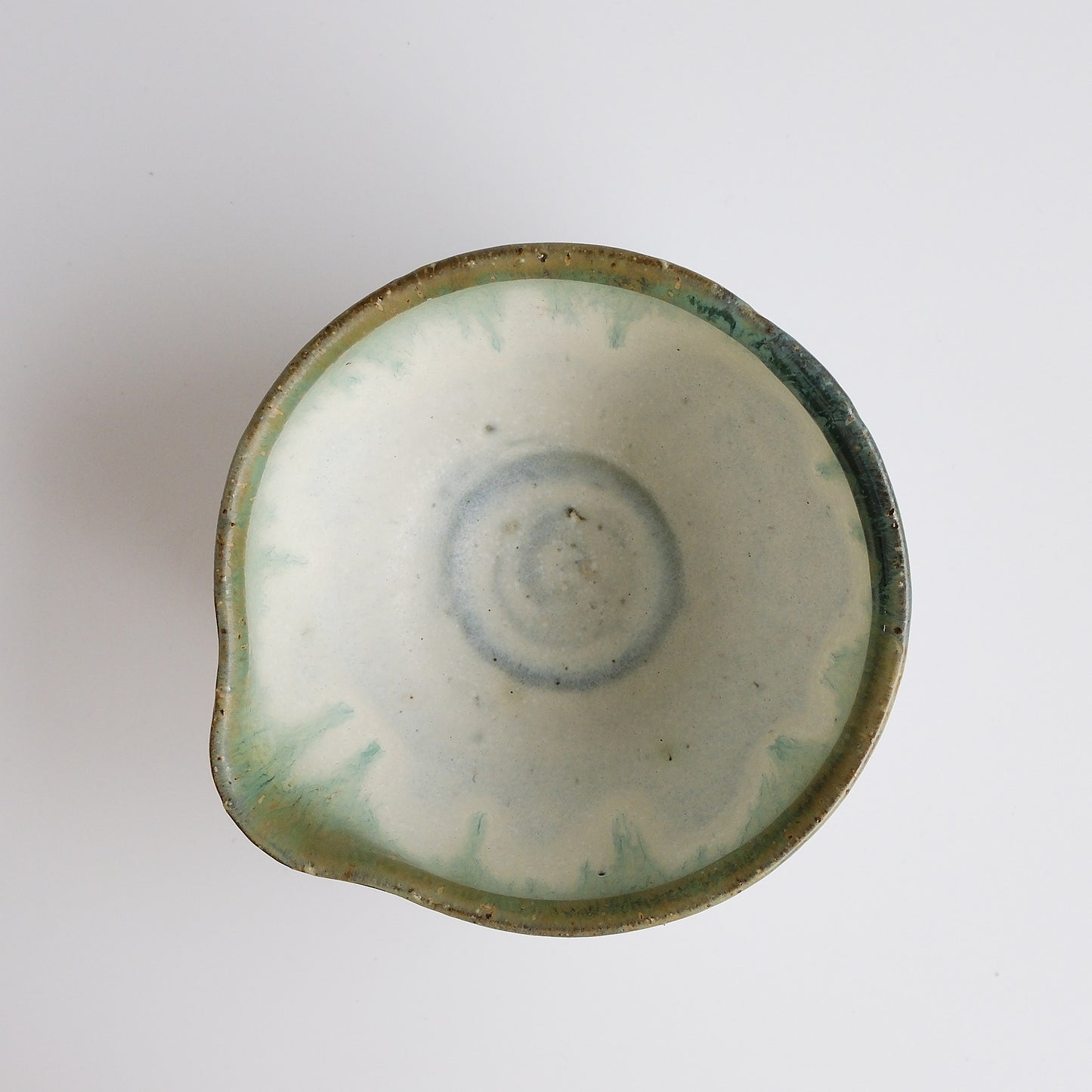 Matcha Bowl with Spout - Pine Moss by Masamura
