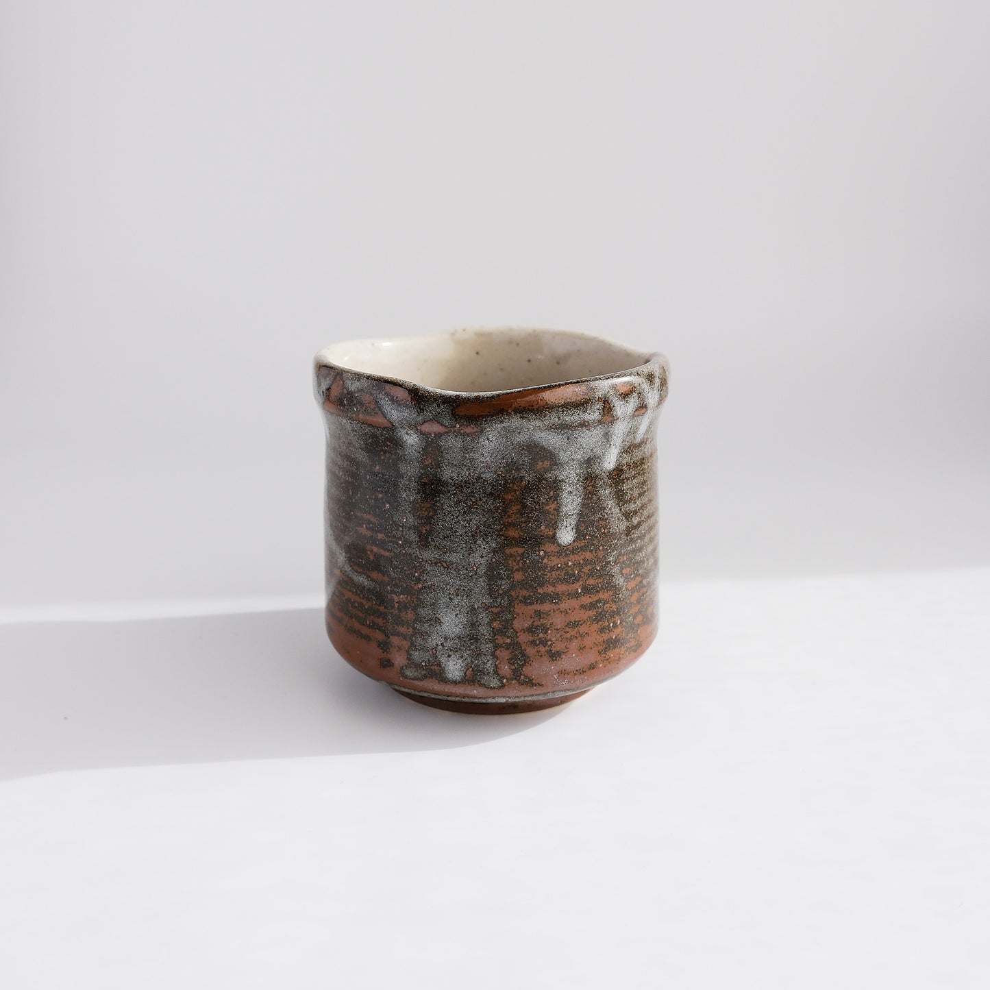 Kutani Ware Japanese Yunomi Tea Cup - Great Wave Kanagawa