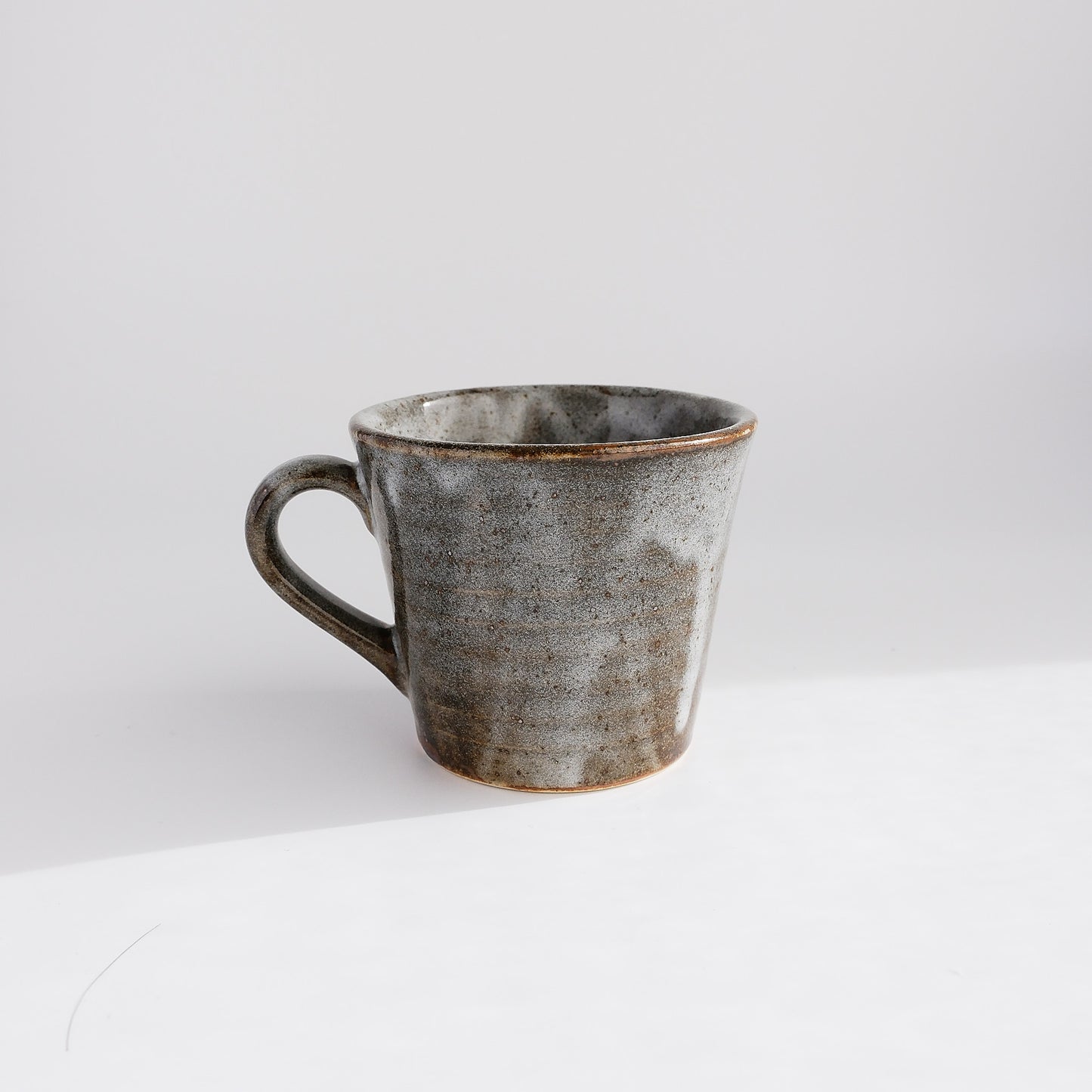 Kutani Ware Japanese Mug Cup - Gold Spring Cherry Bird