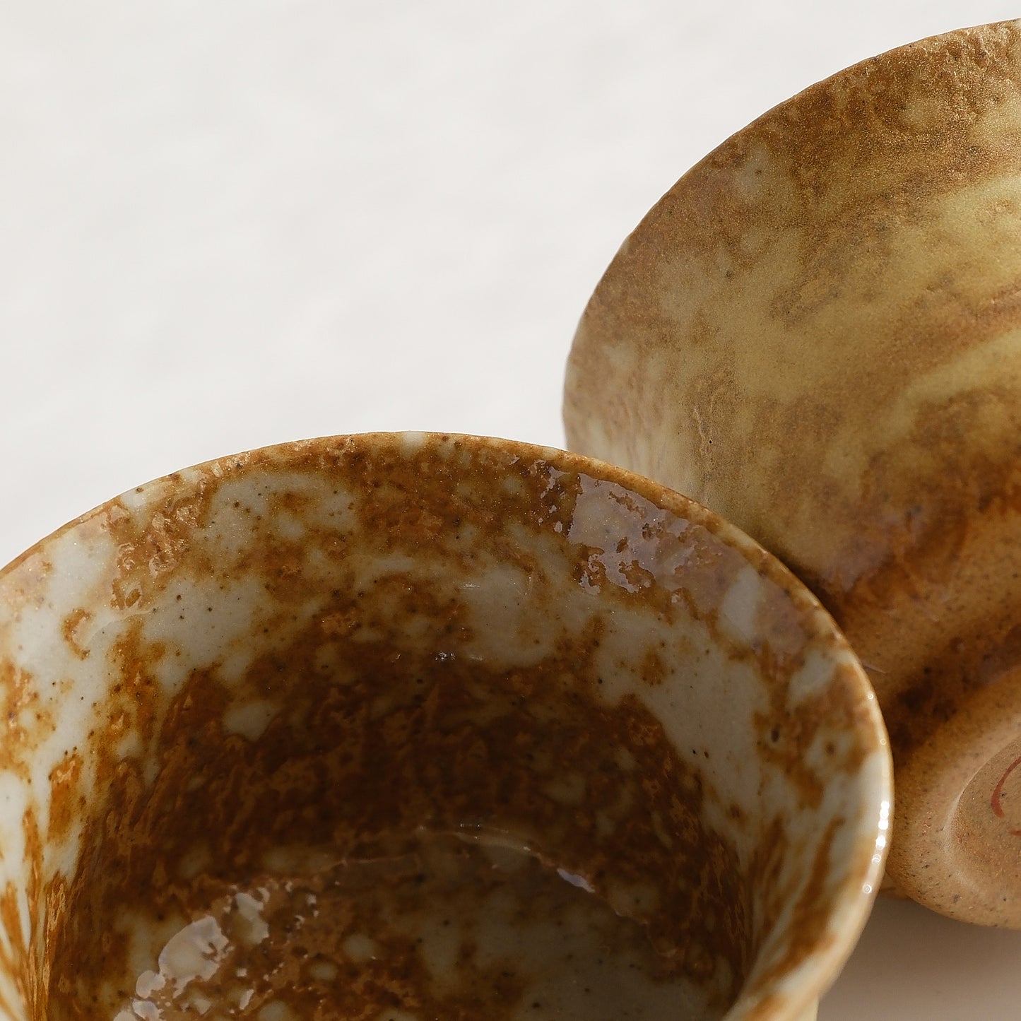 Kutani Ware Japanese Sake Set - Gold Leaf