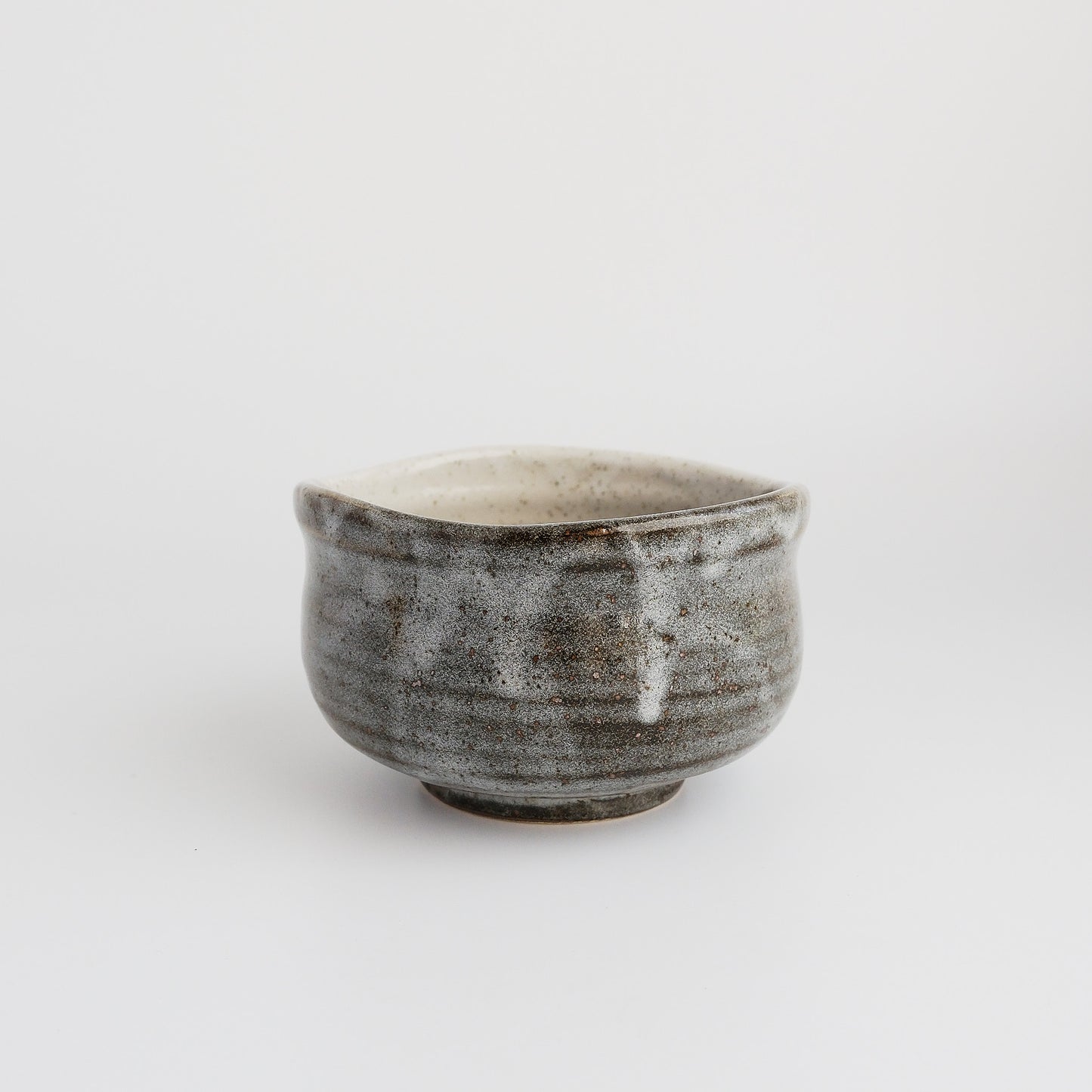 Kutani Ware Matcha Bowl - Kawasemi Kingfisher Bird