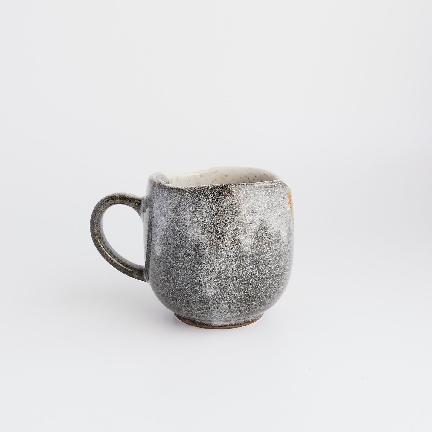 Kutani Ware Japanese Mug Cup - Gold Flower Hanazume