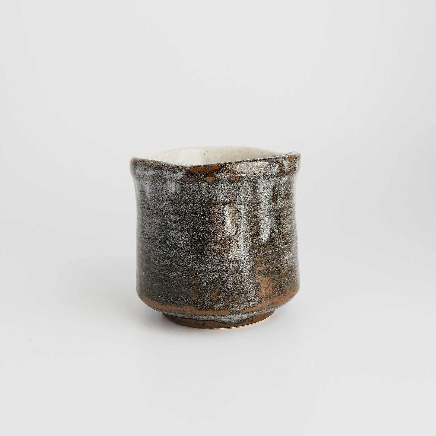 Kutani Ware Japanese Yunomi Tea Cup - Love Sparrow in Spring