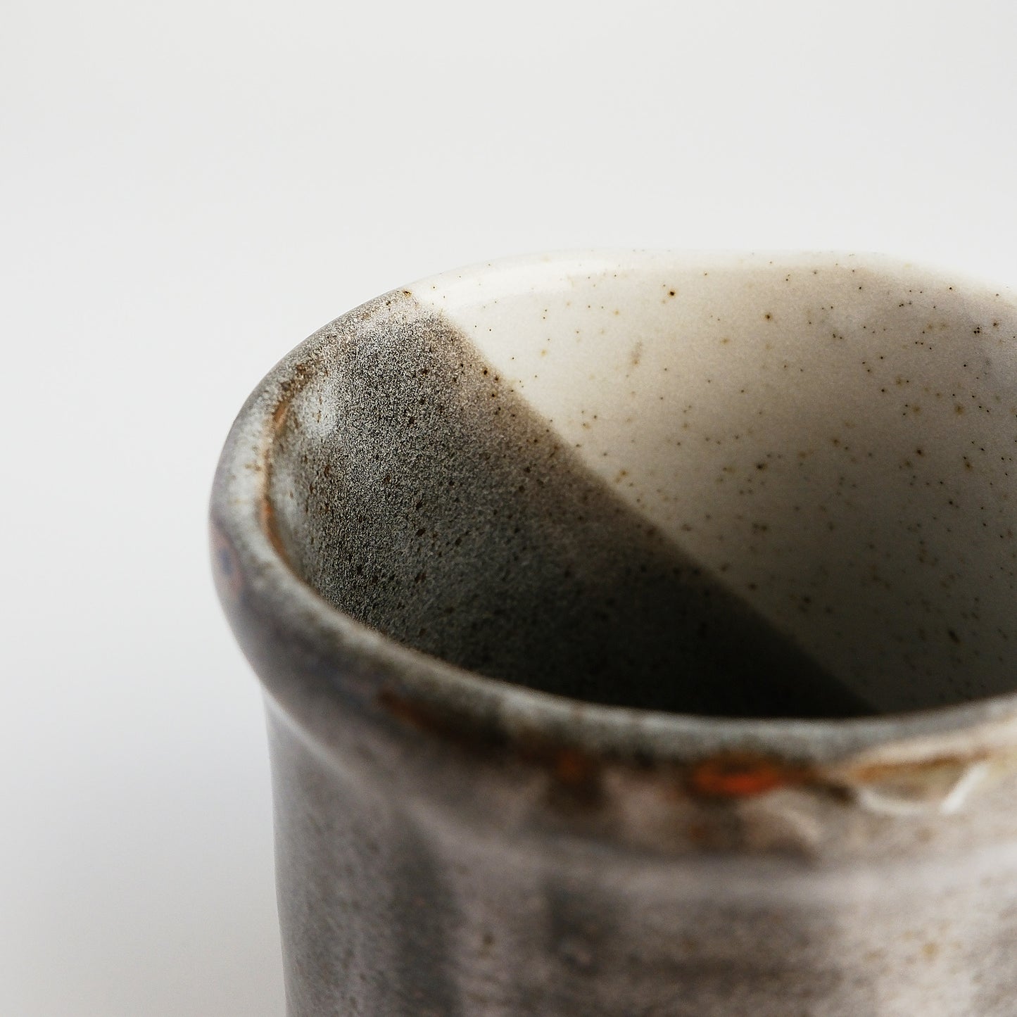 Kutani Ware Japanese Yunomi Tea Cup - Love Sparrow in Spring