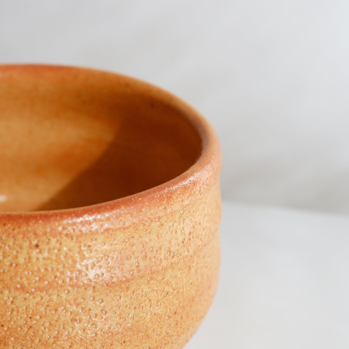 Matcha Bowl - Orange Shino
