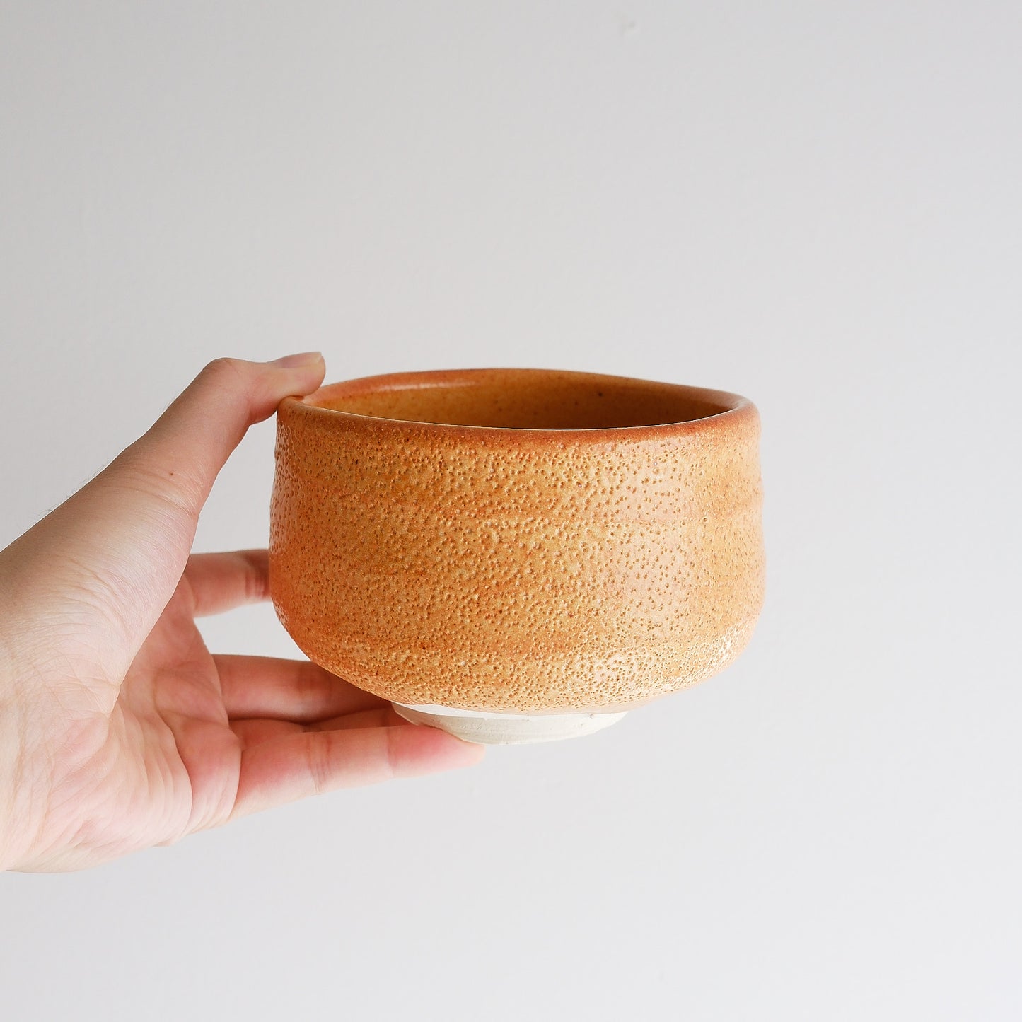 Matcha Bowl - Orange Shino