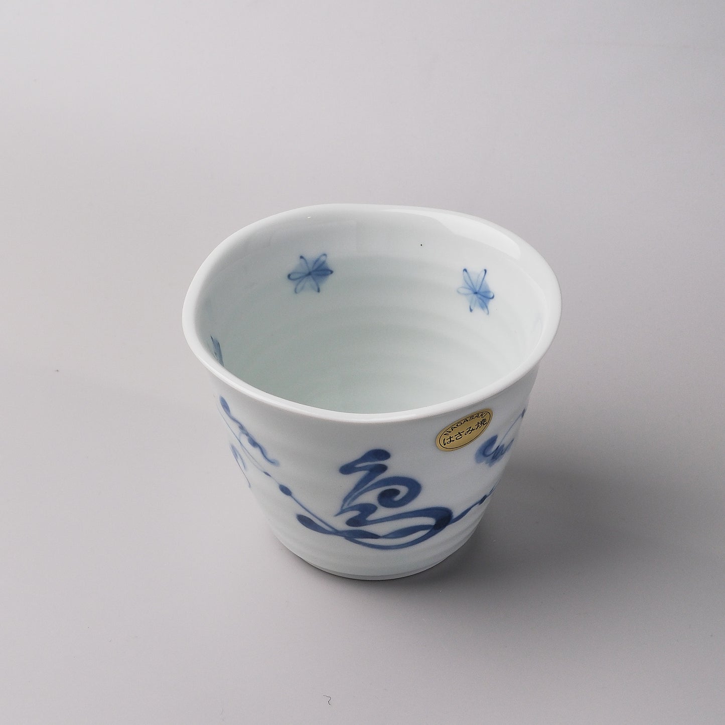 Hasami Ware Yunomi Teacup - Bird Kanji