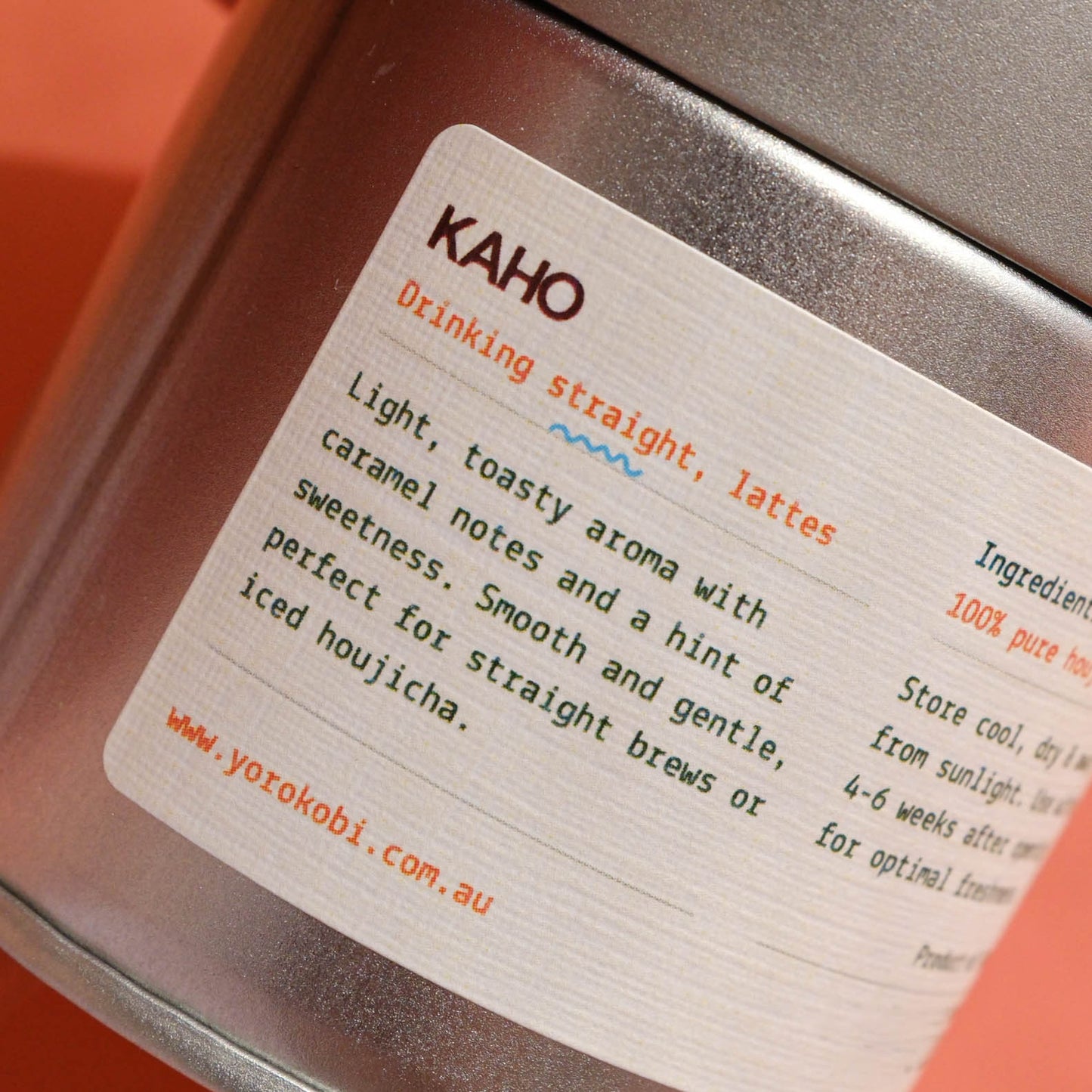 Matcha Kudasai - Premium Yame Houjicha KAHO 30g