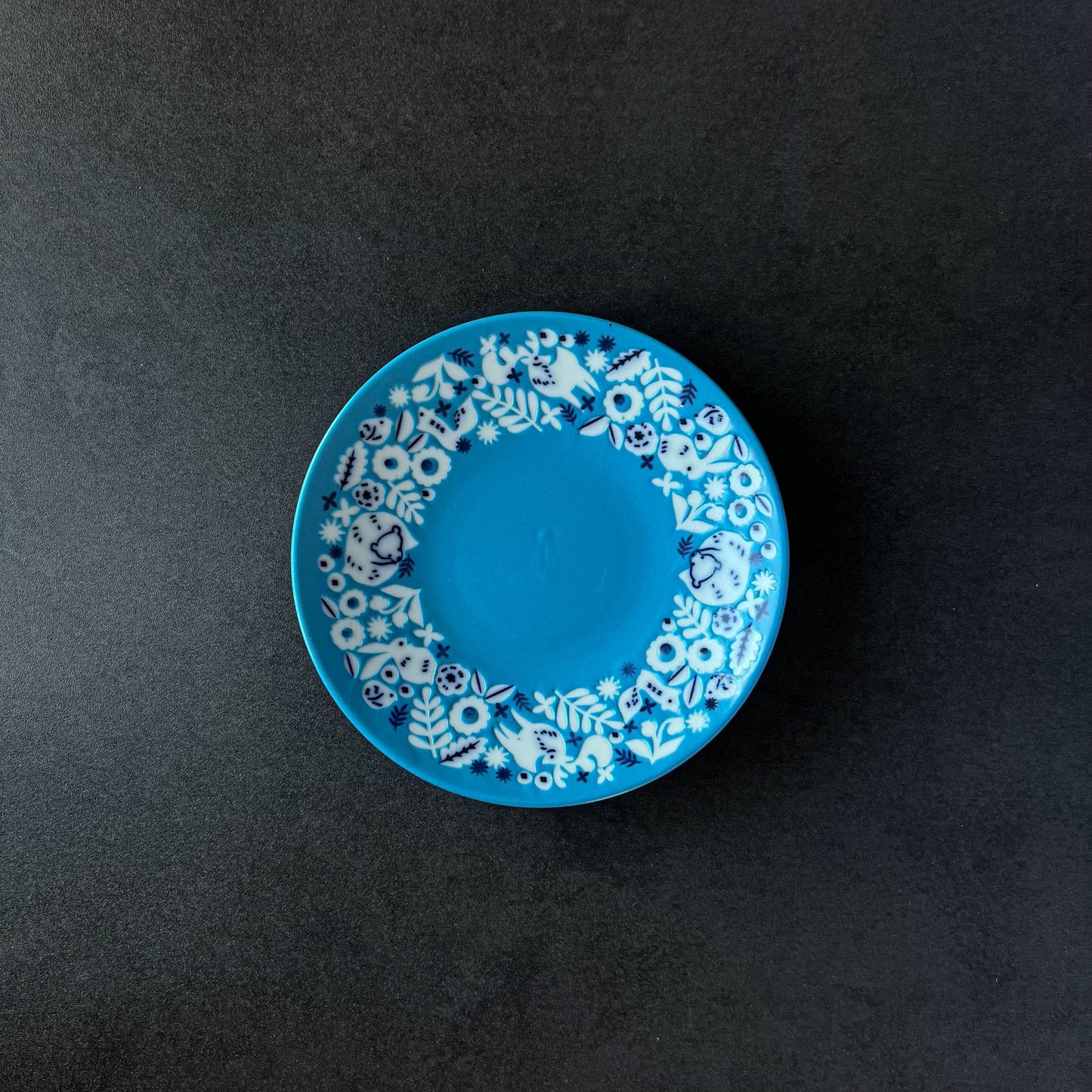 KUKKA Small Plate 15cm - Aqua / Mint / Brown / Yellow