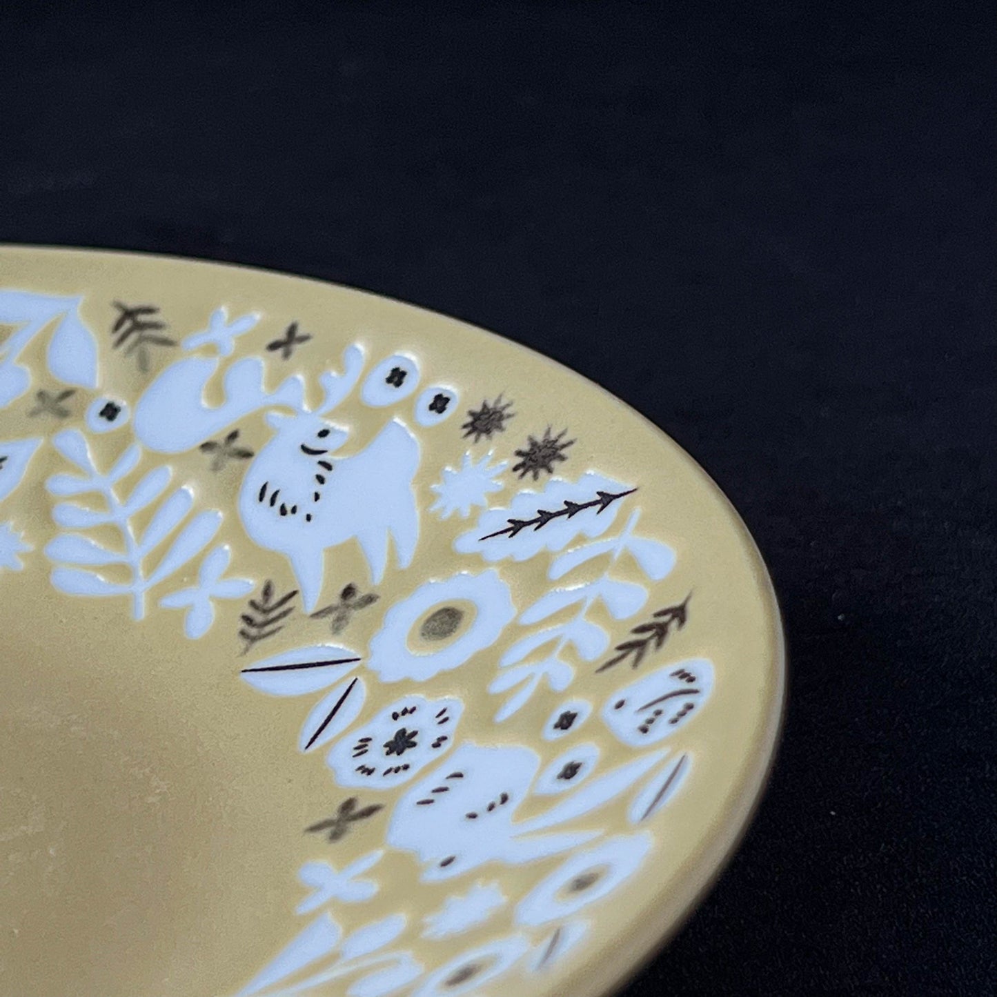 KUKKA Small Plate 15cm - Aqua / Mint / Brown / Yellow