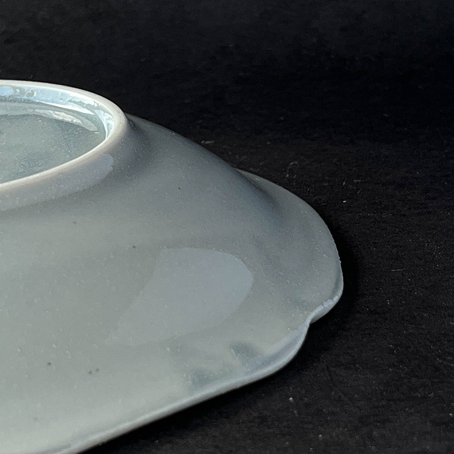 LA DENTELLE Deep Plate 21.5cm - Green / Grey / Brown / White