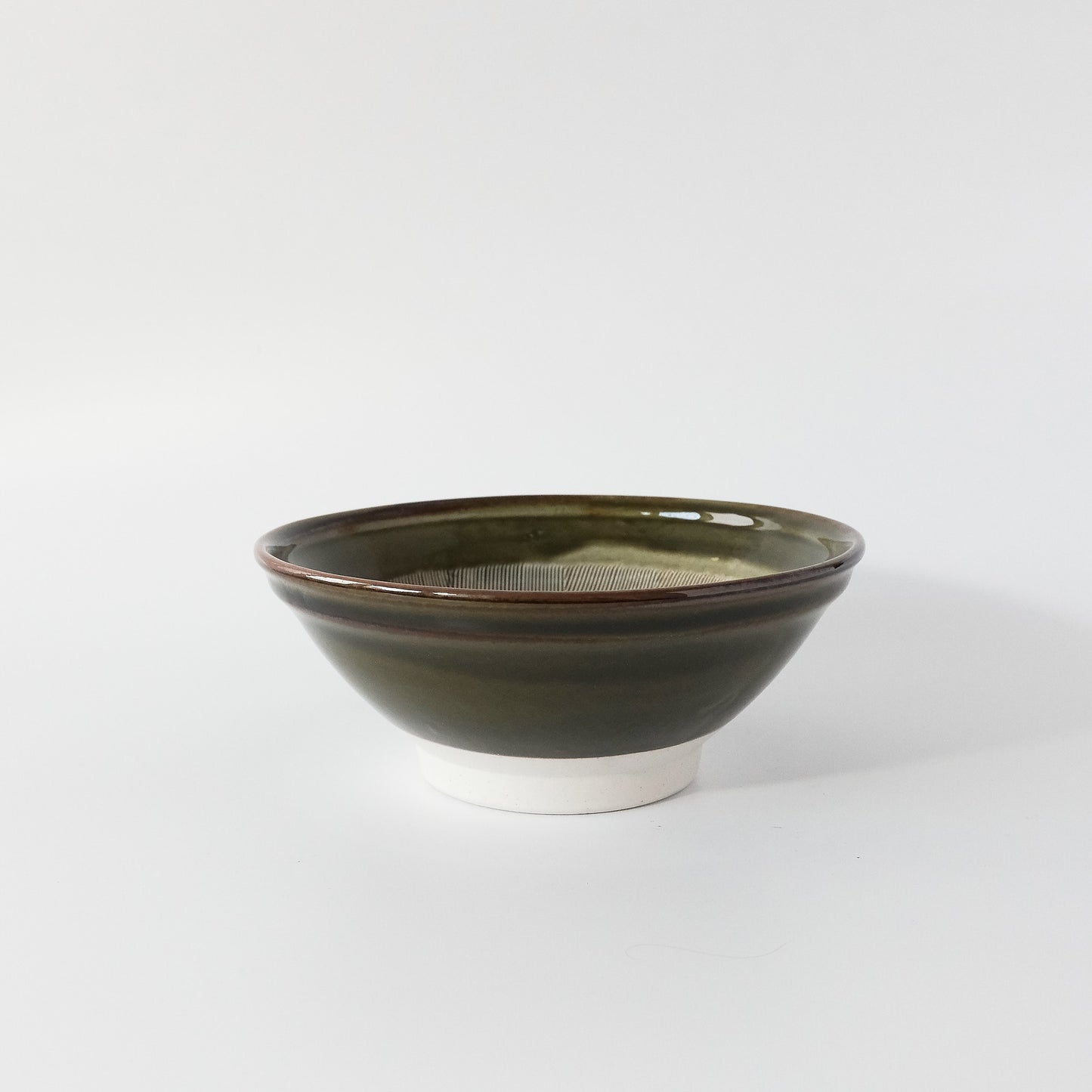 Oribe Suribachi Ramen Noodle Large Bowl 22cm