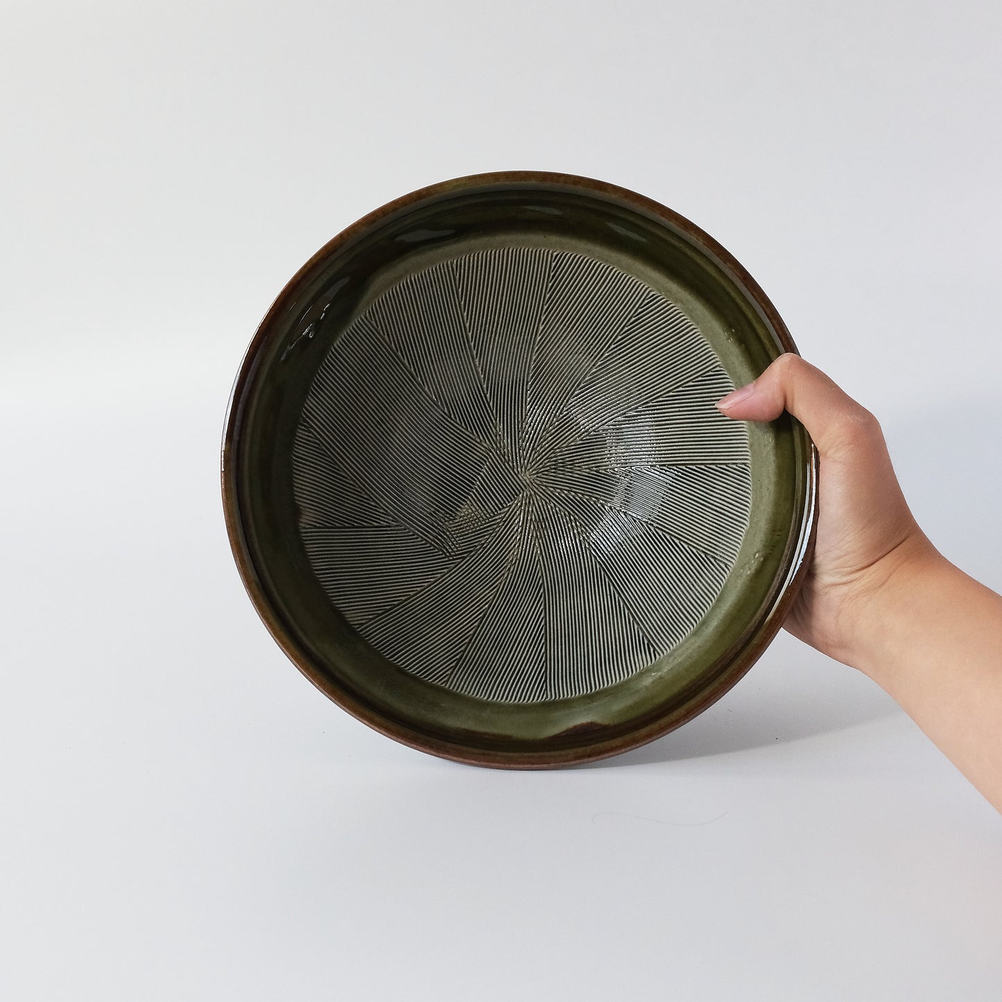 Oribe Suribachi Ramen Noodle Large Bowl 22cm