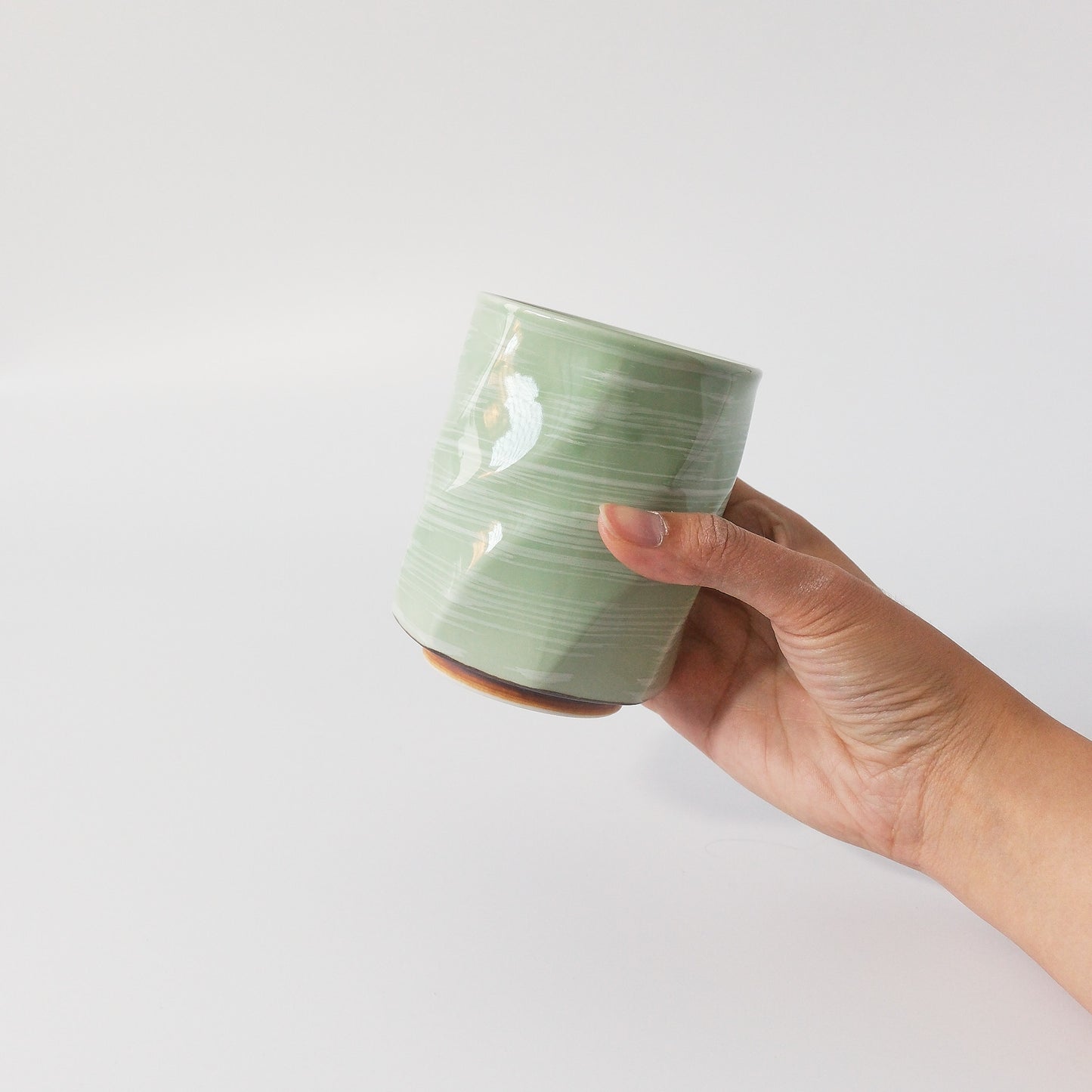 Octagonal Sushi Tea Cup - Mint