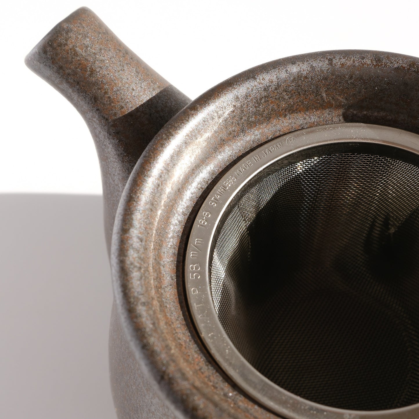 Mino Ware Teapot - Matte Black 600cc