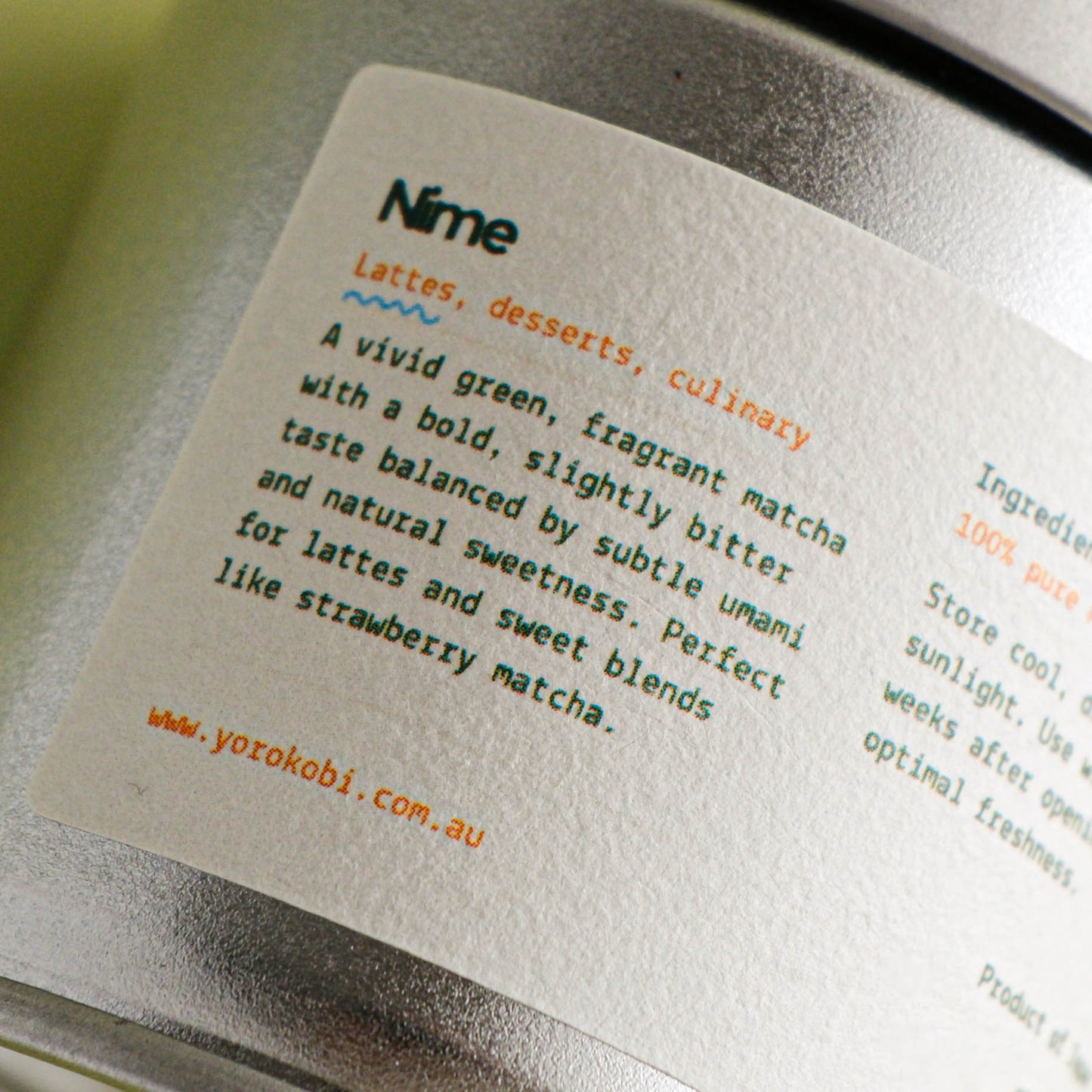 Matcha Kudasai - Premium Yame Matcha NIME 30g