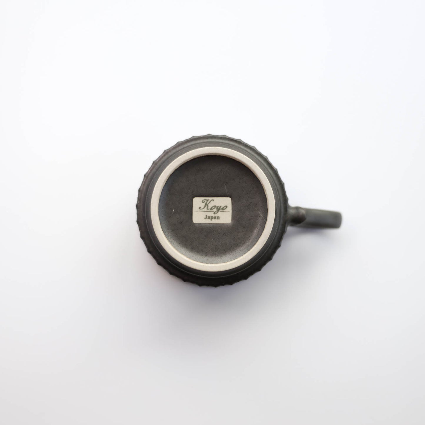 Shush Grace Stack Coffee Cup and Saucer 235ml - White / Black / Blue