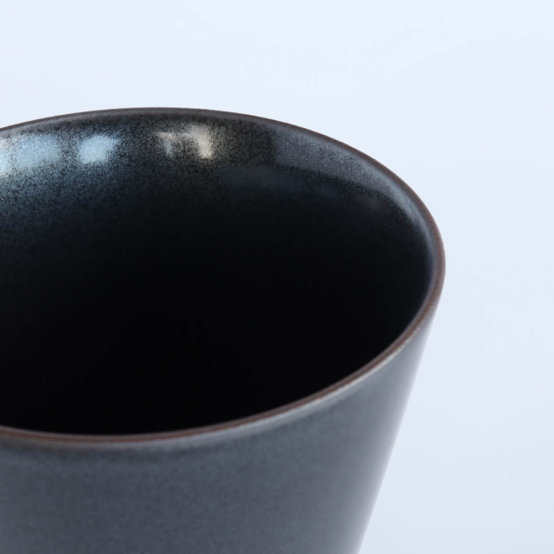 Kurawanka Tea Cup 290ml - Black / Brown / White
