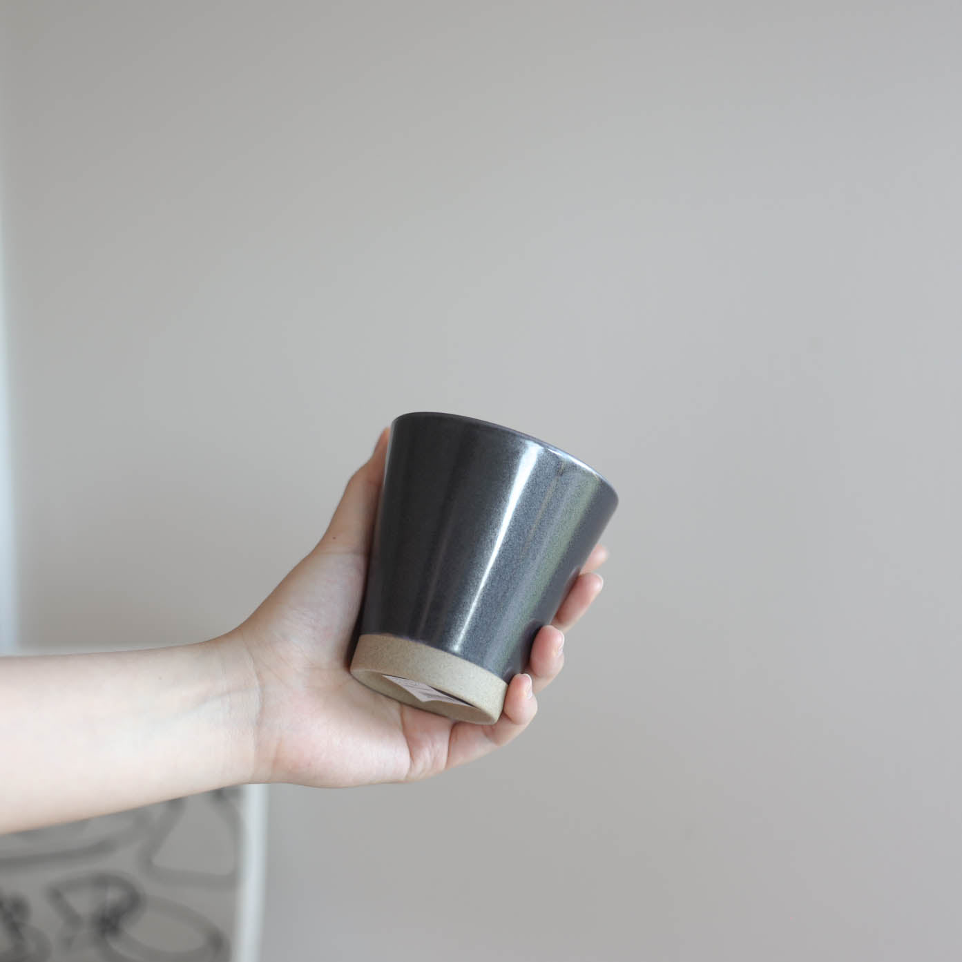 Kurawanka Tea Cup 290ml - Black / Brown / White