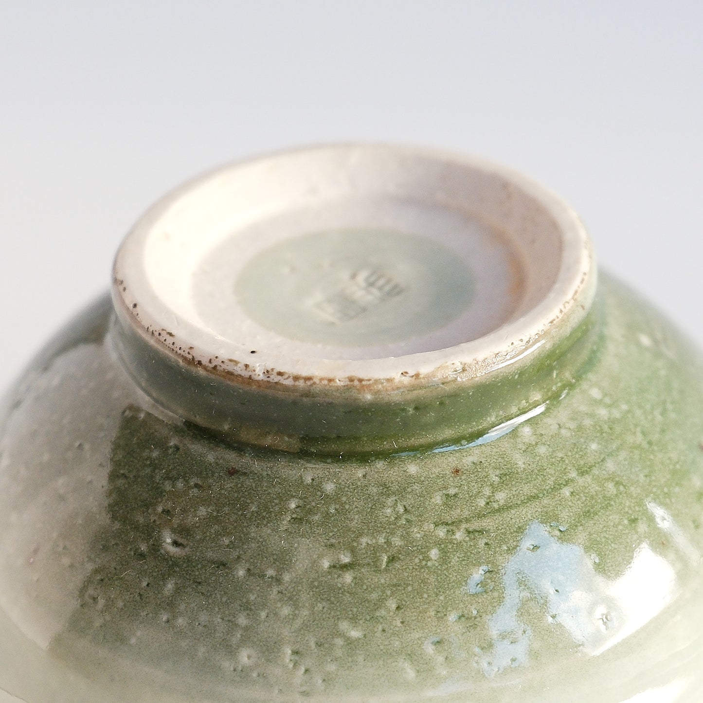 Rose Porcelain Small Rice Bowl 12cm - Red / Green