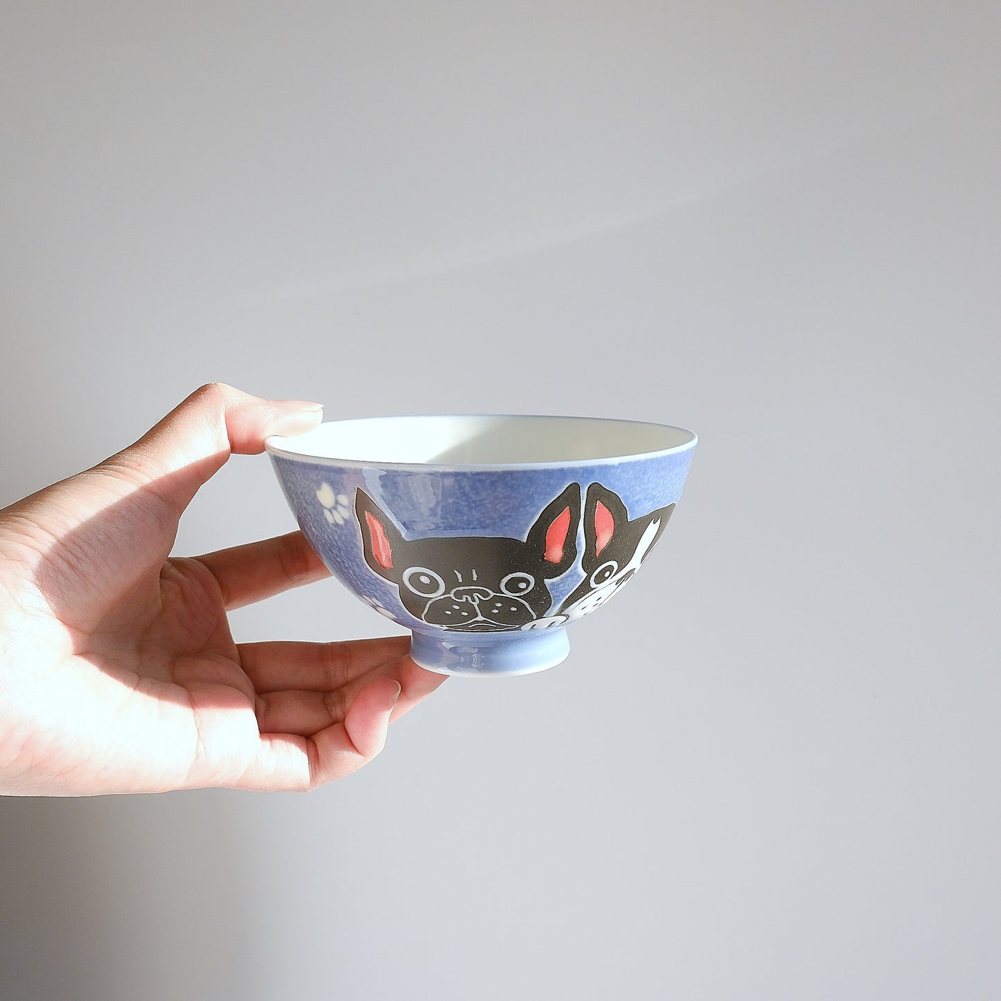 Small Teacup Rice Bowl 12cm - French Bulldog