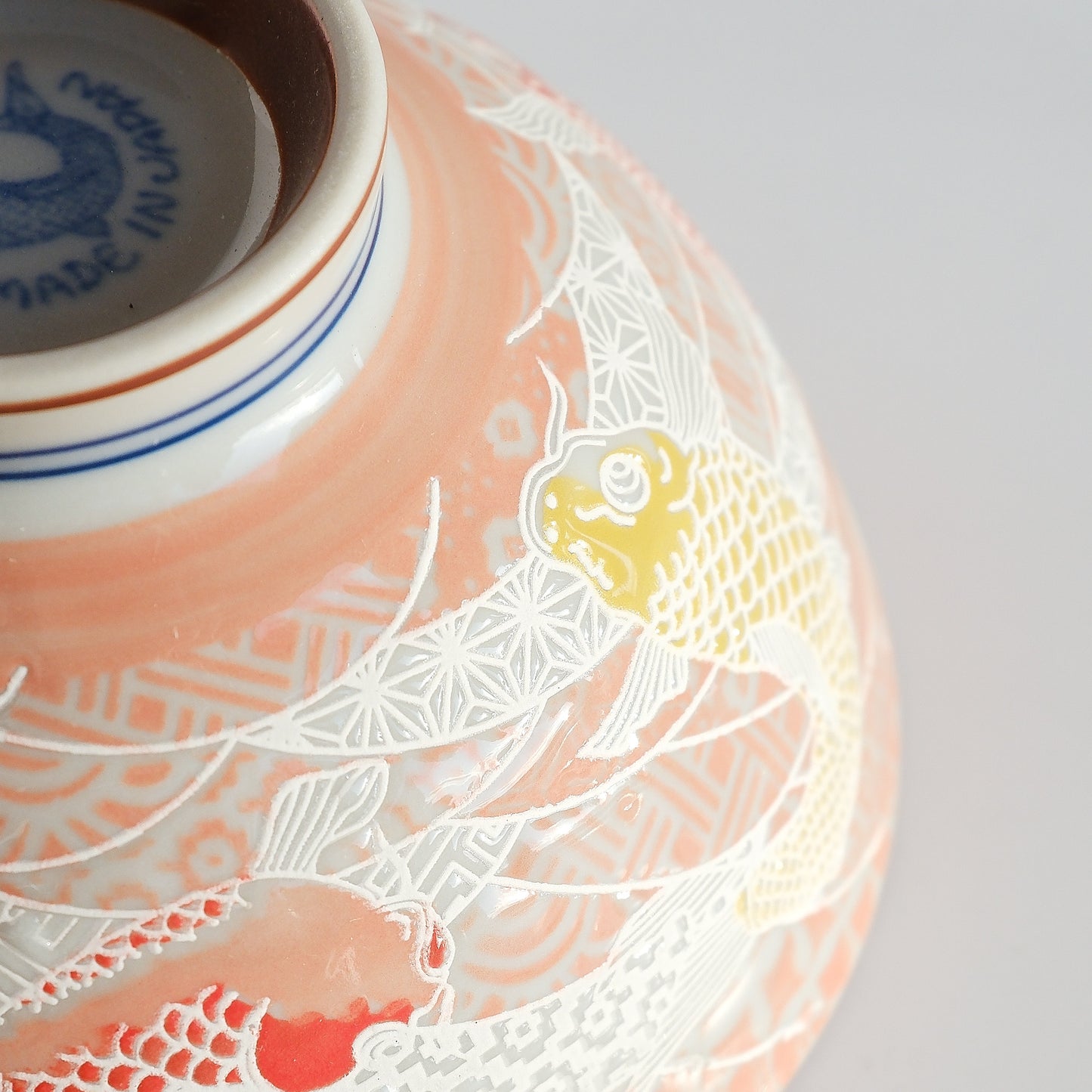 Small Teacup Rice Bowl 12cm - Koi Nishikigoi