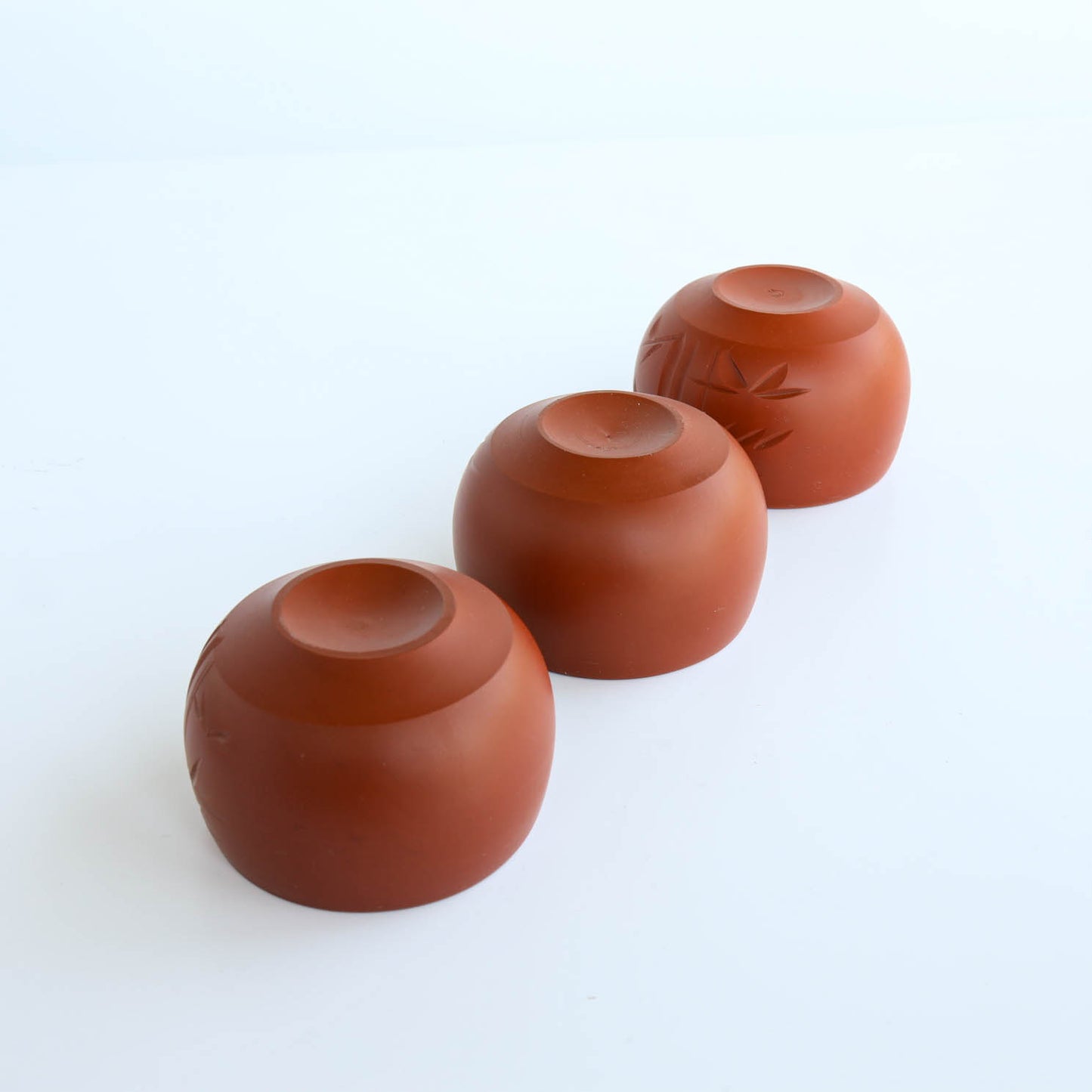 Tokoname Sencha Tea Cups Set - Bamboo (5pcs)