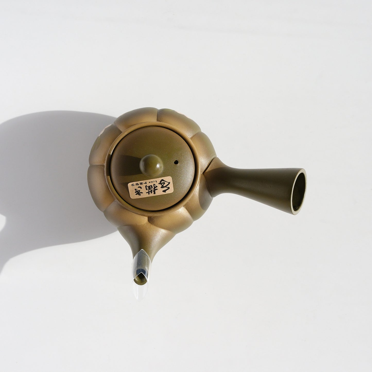 Tokoname-ware Teapot - Green Sakura 230cc