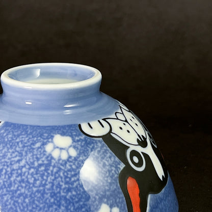 Small Teacup Rice Bowl 12cm - French Bulldog