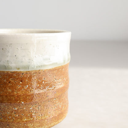 Tea Cup 260ml - White Brown