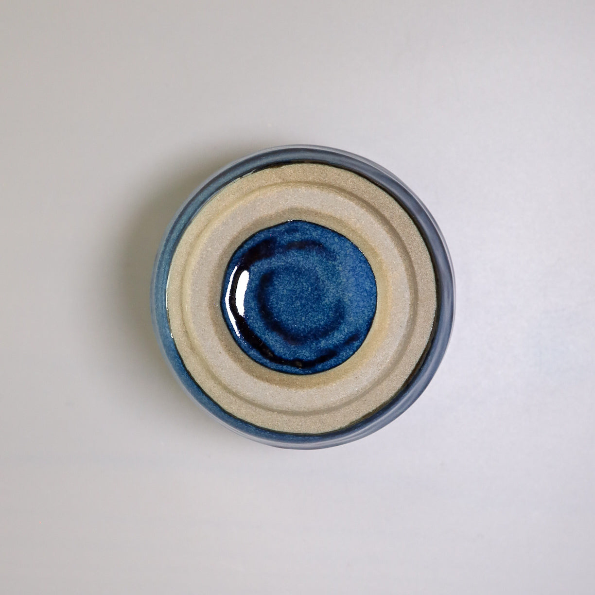Hitogama Sea Cucumber Sushi Tea Cup 320ml - Blue