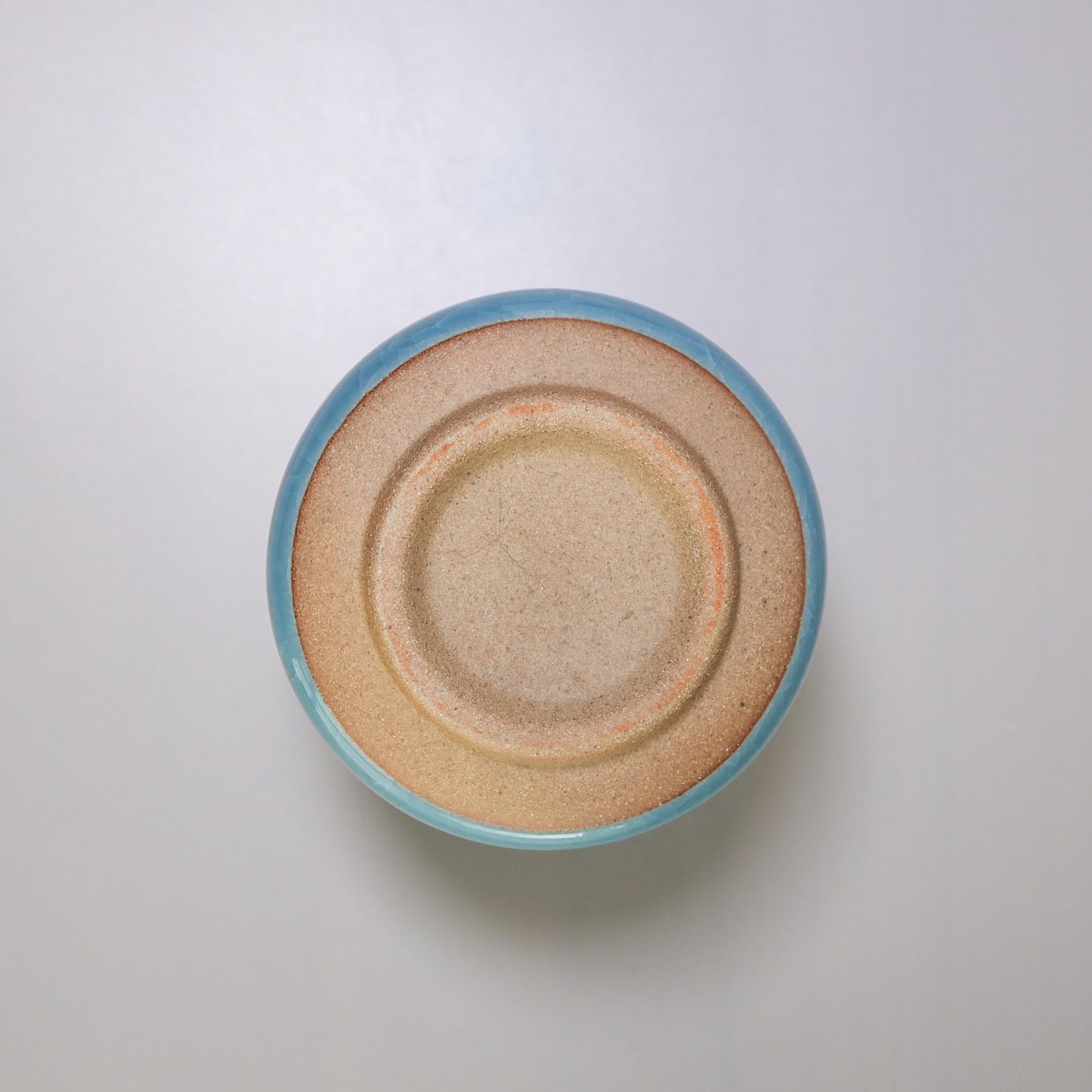 Pierced Glass Sushi Tea Cup 300ml - Blue Turkish