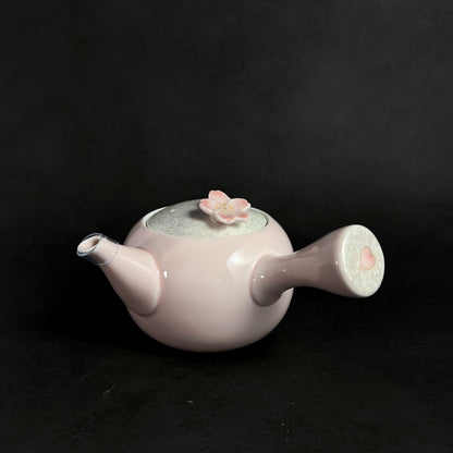 Tasei Gama Arita Ware Hand Painted Teapot and Teacups Set - Pearl Pink Sakura
