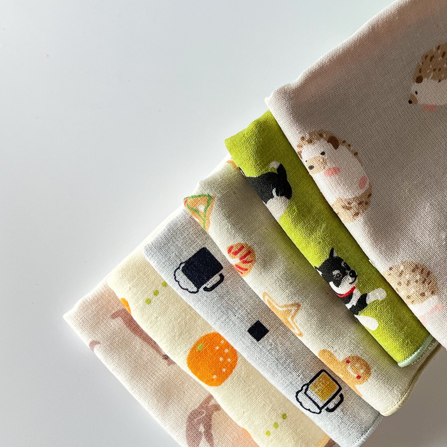 HAMAMONYO Cotton Towel Handkerchief 25cm - Gingerbread